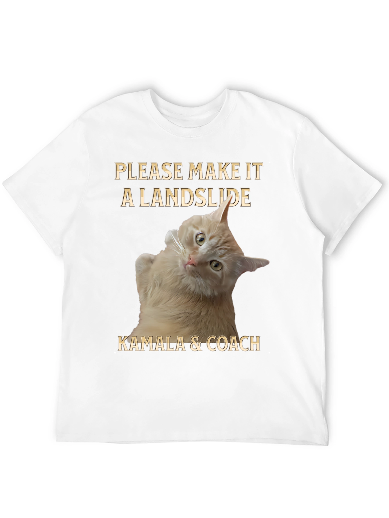 Kamala & Coach Landslide Cat T-Shirt