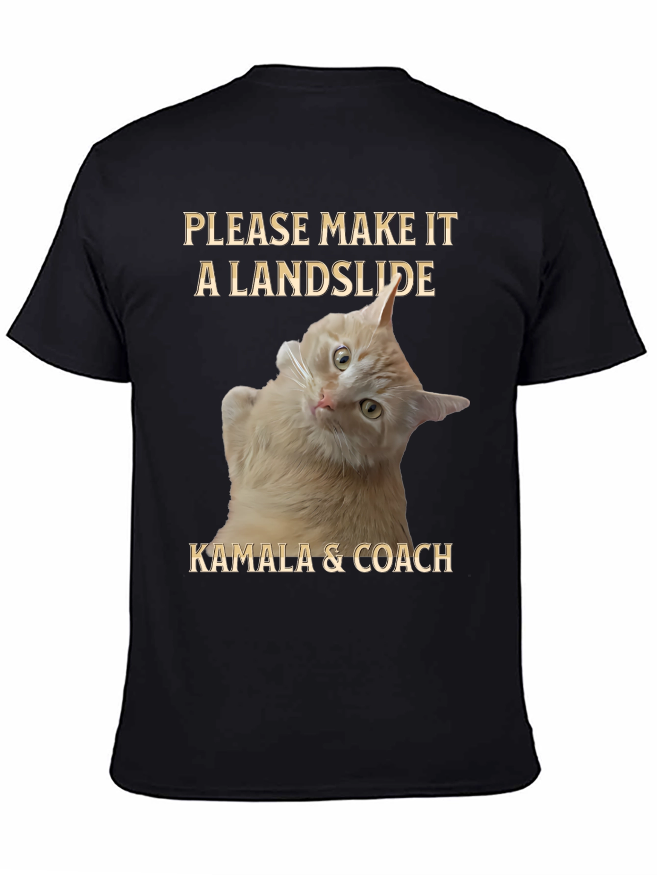 Kamala & Coach Landslide Cat T-Shirt