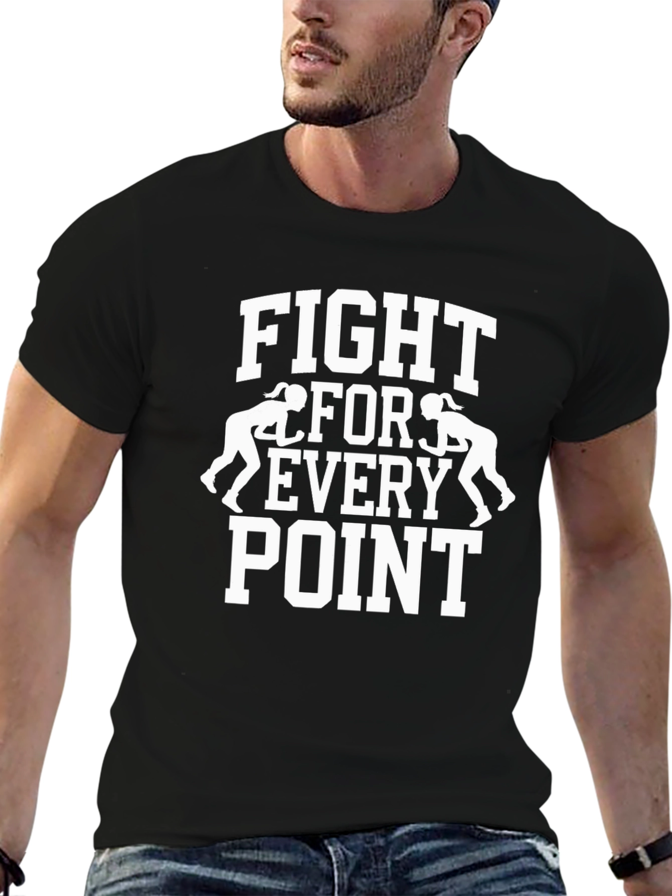 Fight for Every Point Wrestling Graphic Tee