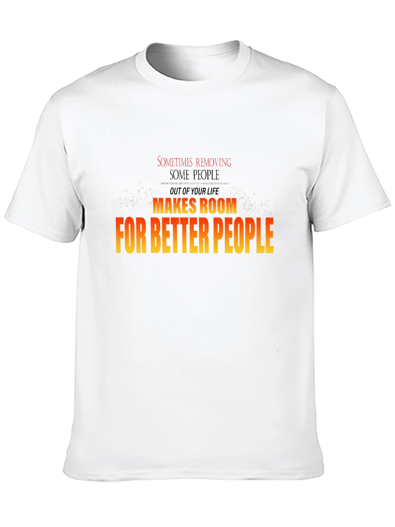 Motivational Graphic T-Shirt - Room for Better People