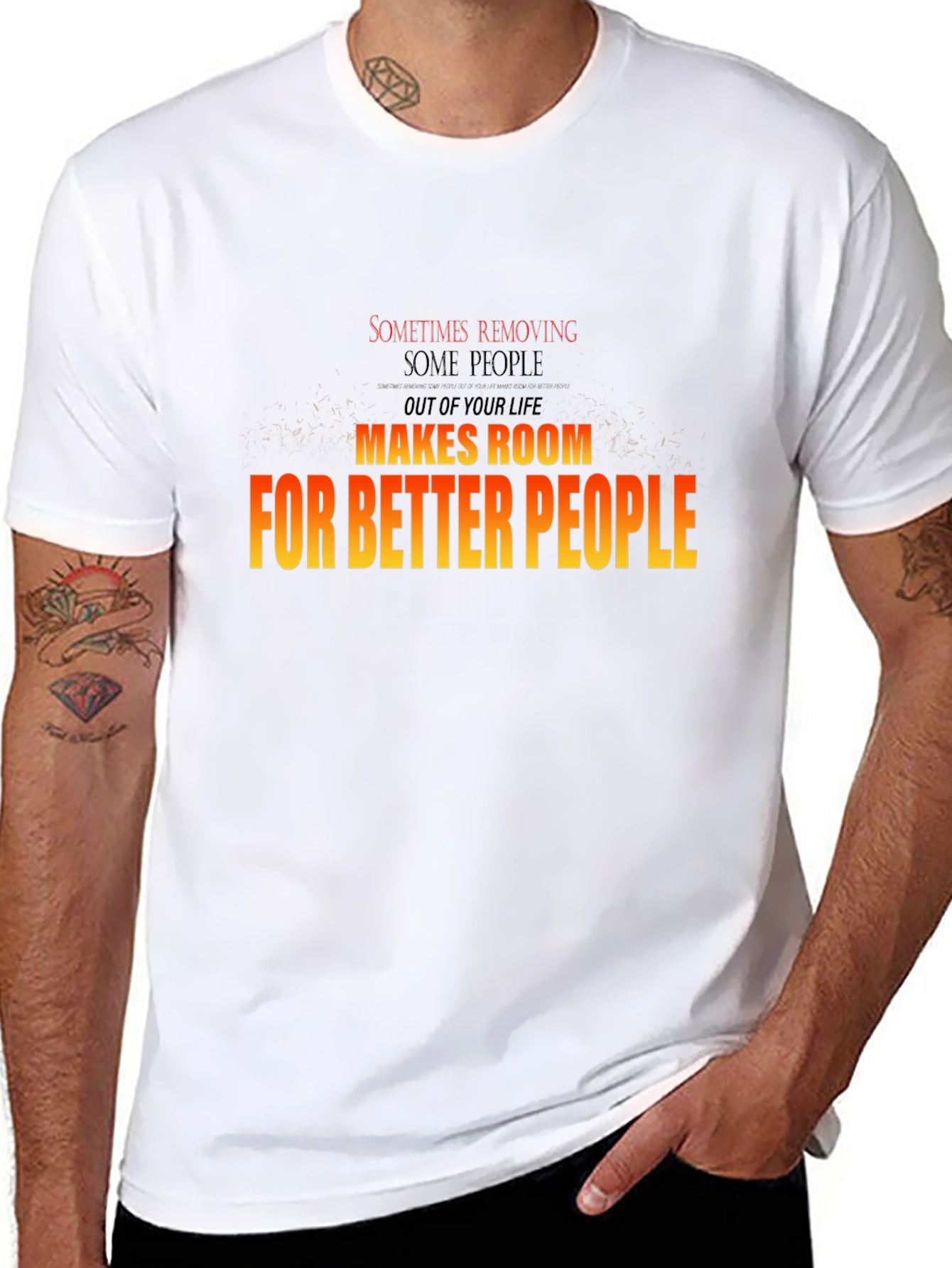 Motivational Graphic T-Shirt - Room for Better People