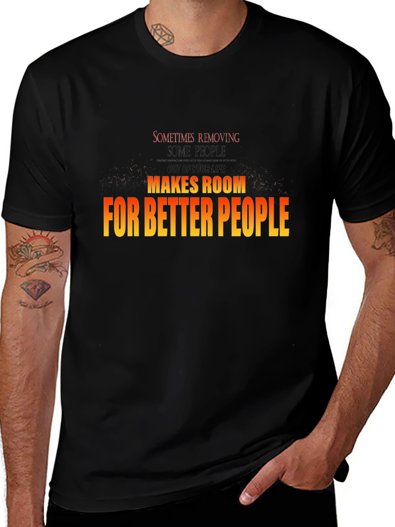 Motivational Graphic T-Shirt - Room for Better People