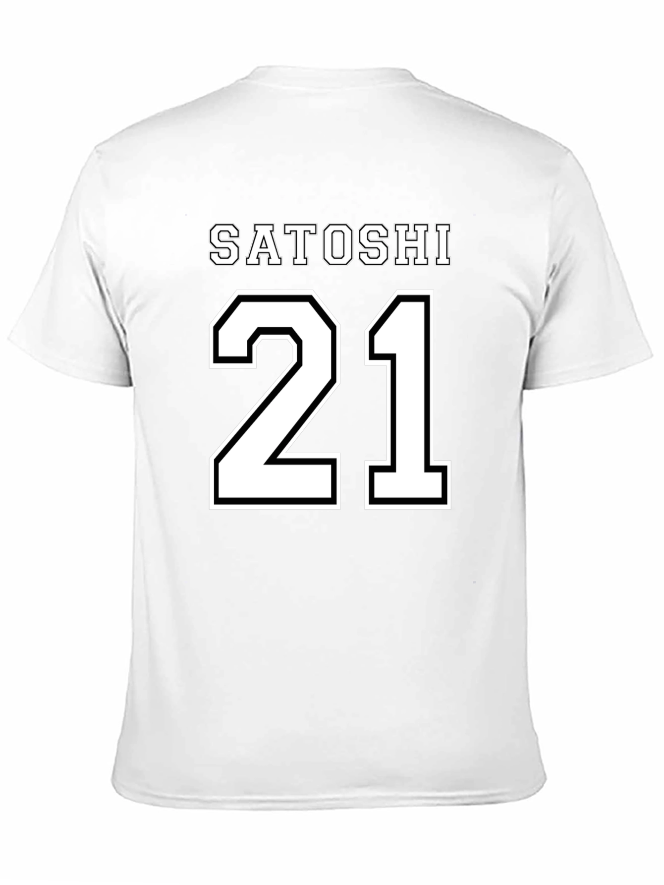 Satoshi 21 Black T-Shirt Crypto Bitcoin Fan Apparel