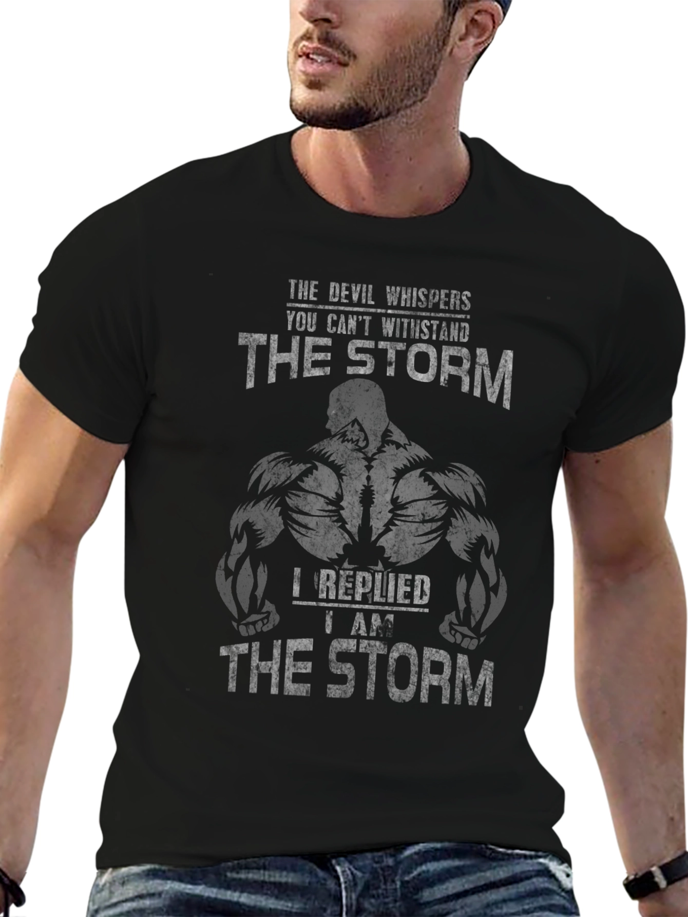 The Storm Graphic Tee - Mens Black T-Shirt