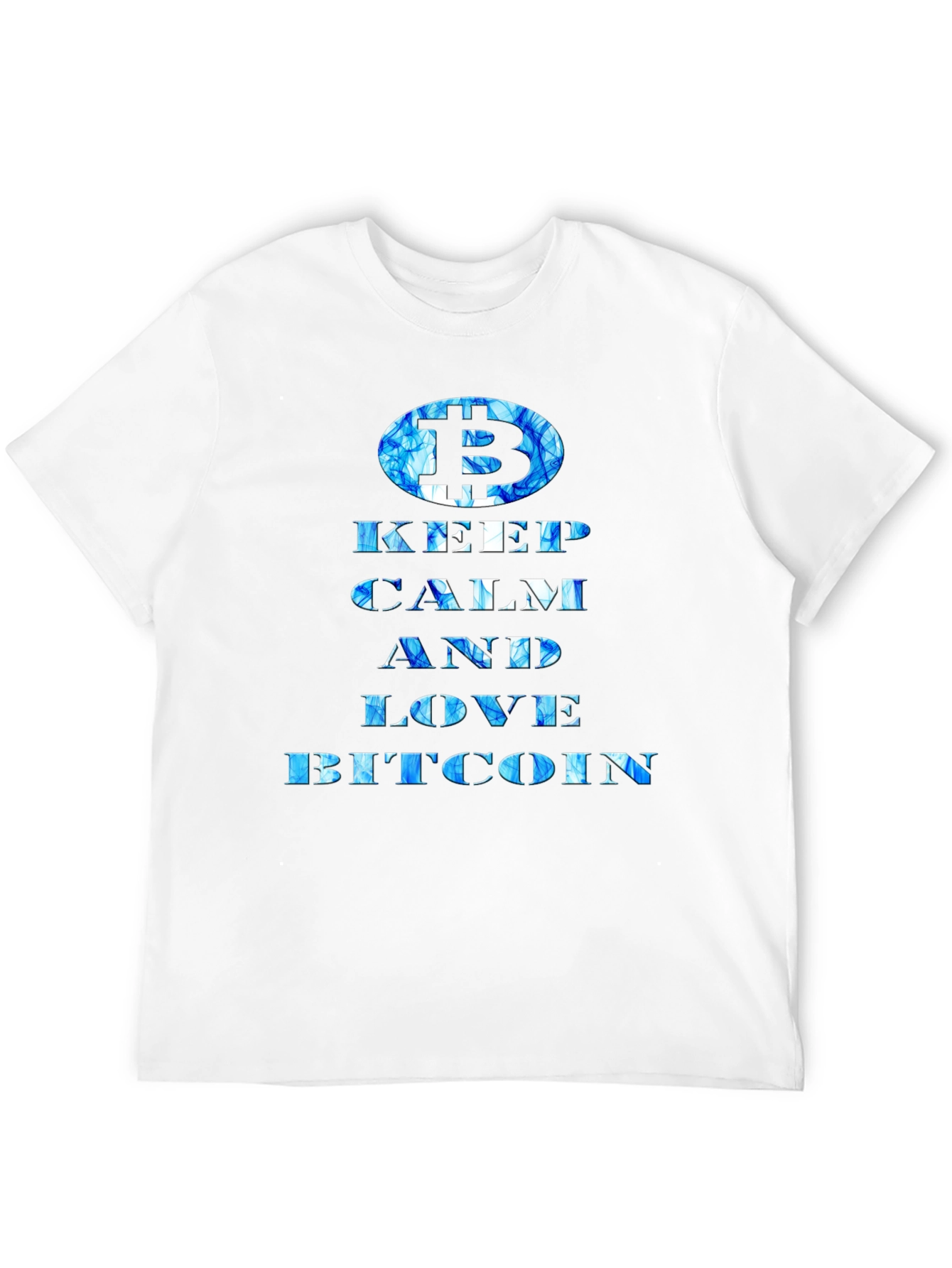 Keep Calm Love Bitcoin Black T-Shirt
