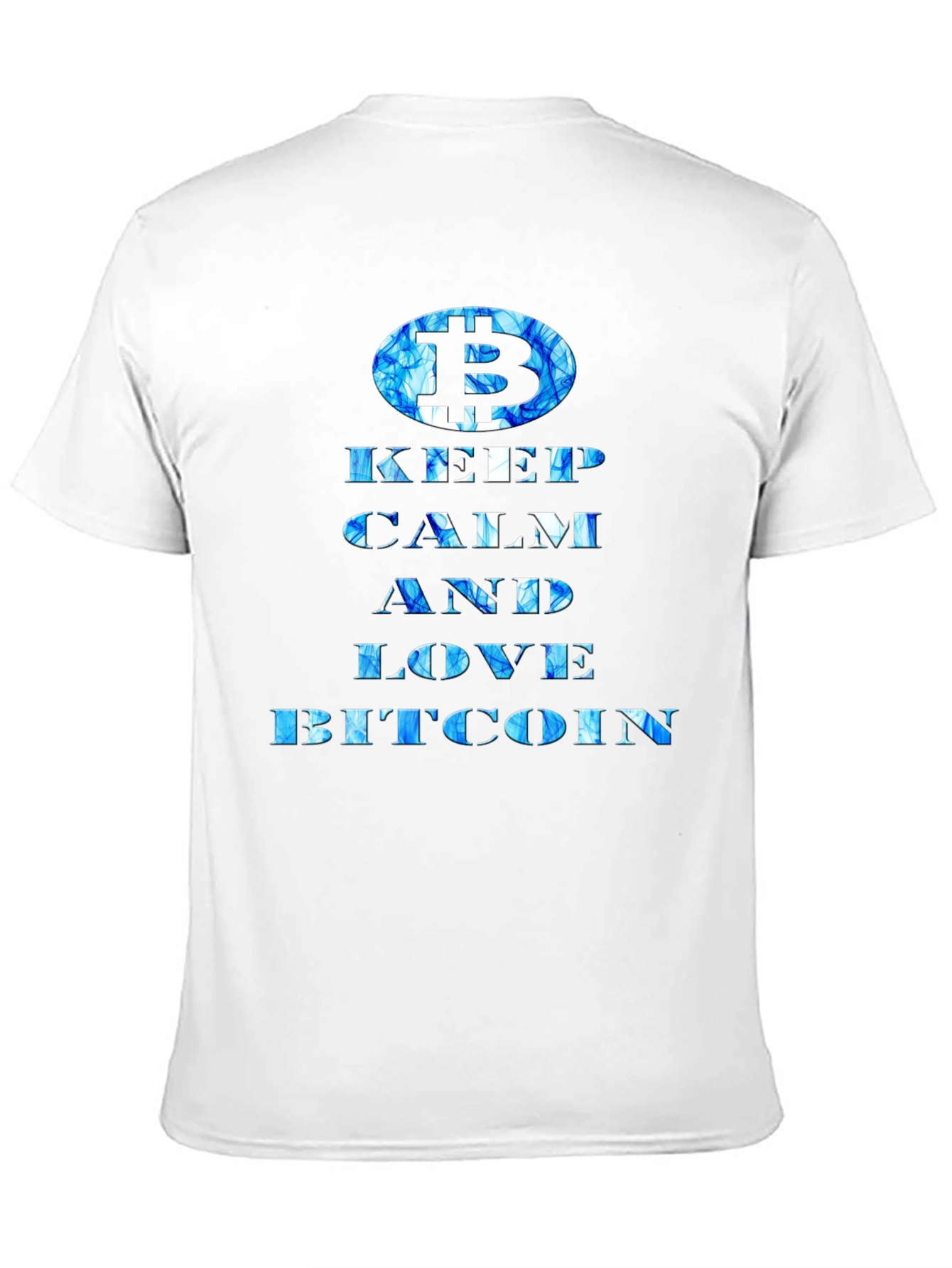 Keep Calm Love Bitcoin Black T-Shirt
