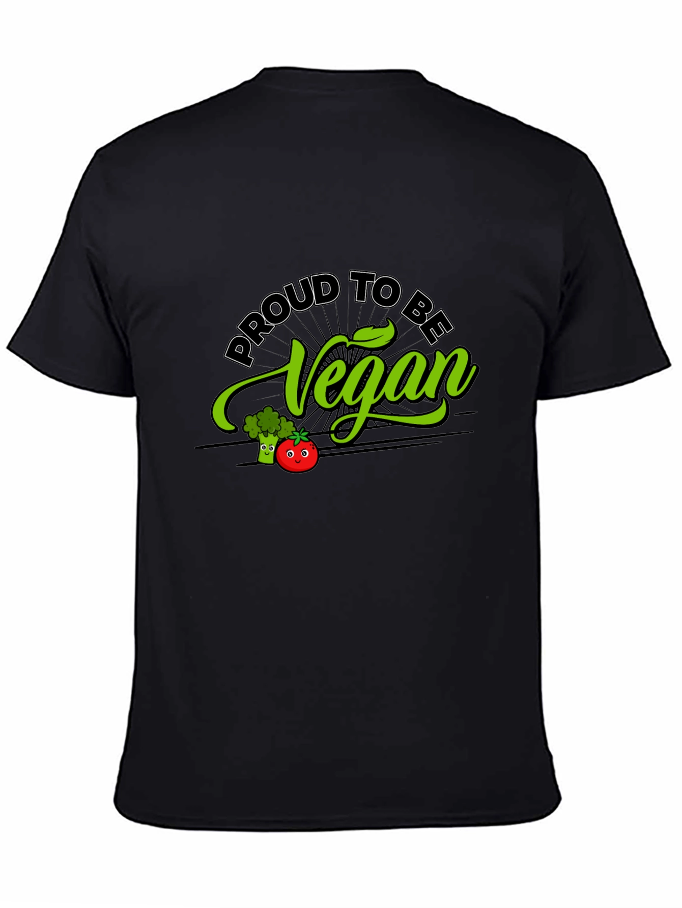 Proud to be Vegan T-Shirt - Black