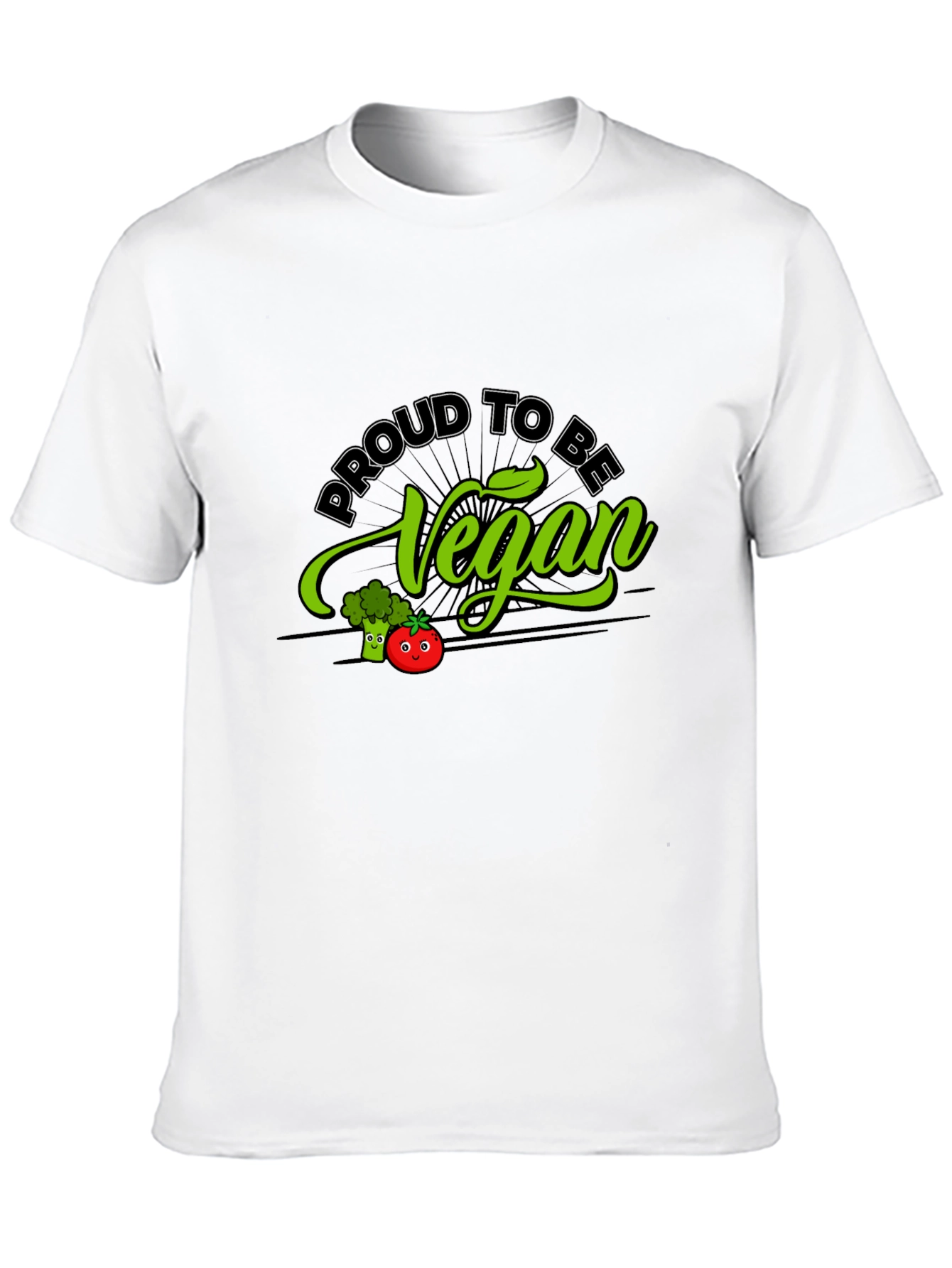 Proud to be Vegan T-Shirt - Black