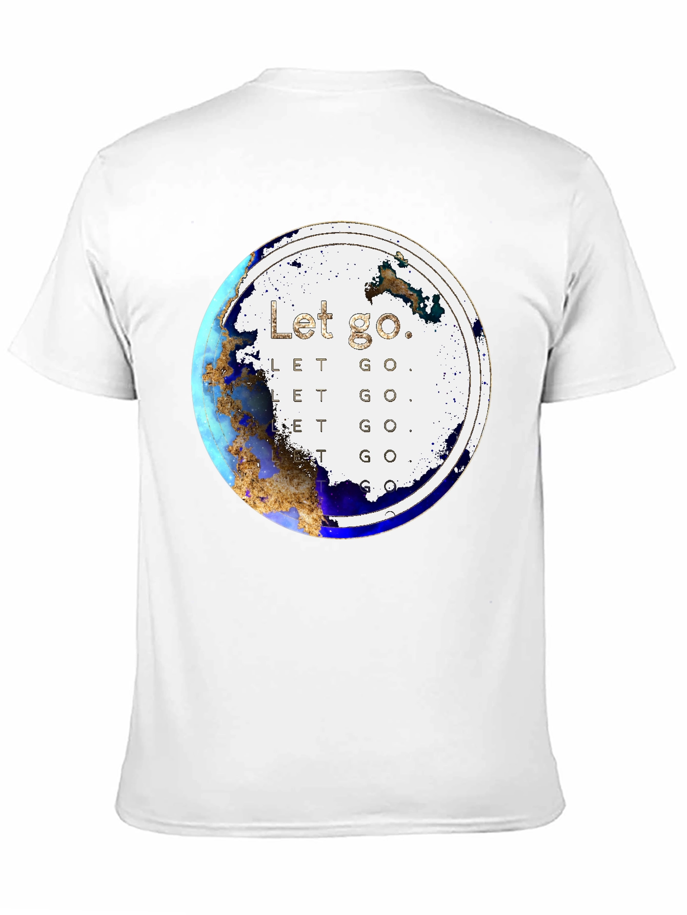 Let Go Graphic Print Crew Neck T-Shirt