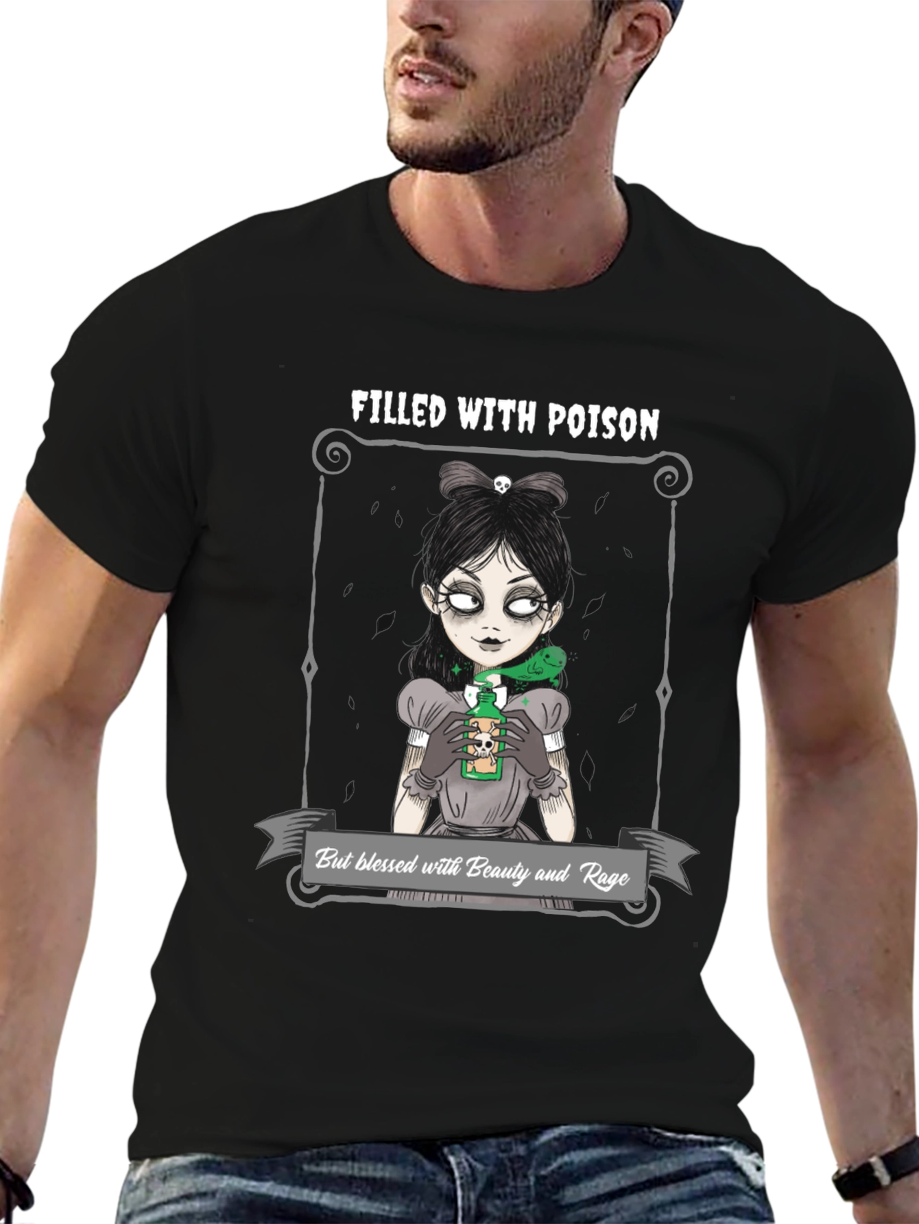 Poison and Beauty Graphic T-Shirt