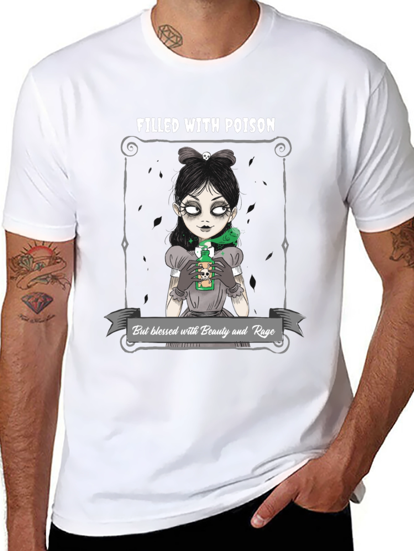 Poison and Beauty Graphic T-Shirt
