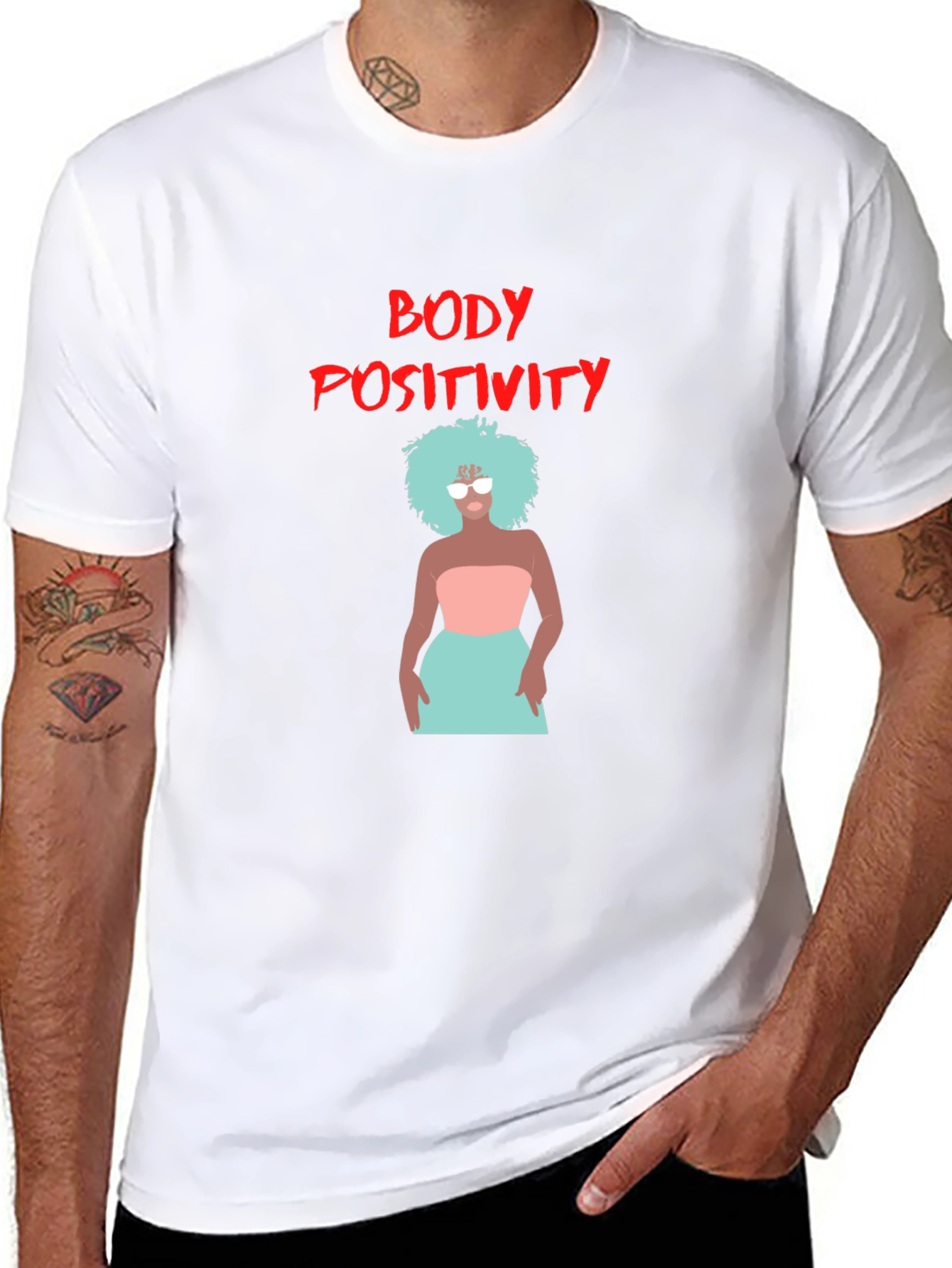 Body Positivity Tee - Stylish Graphic T-Shirt