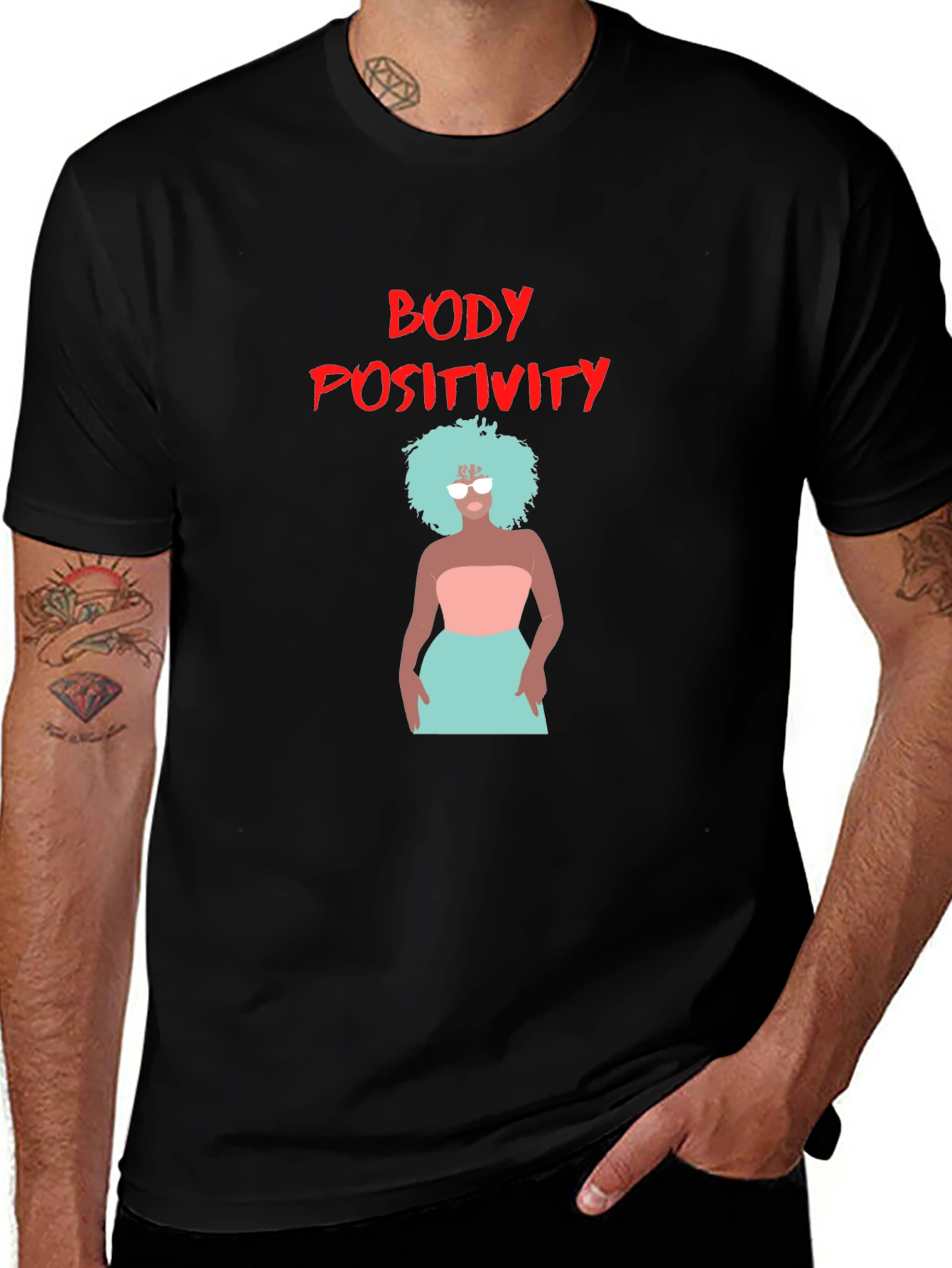 Body Positivity Tee - Stylish Graphic T-Shirt