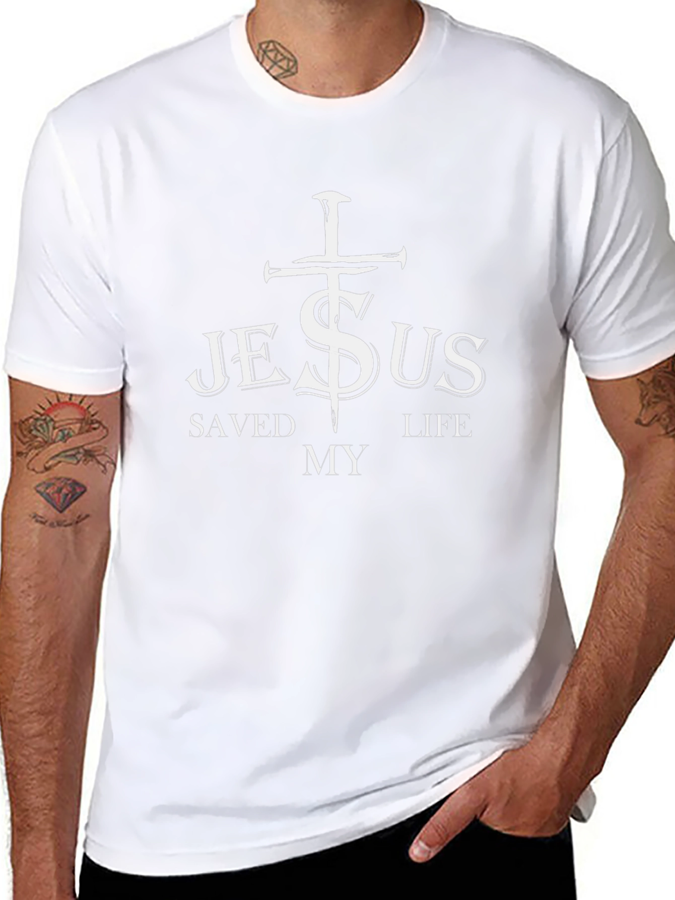 Jesus Saved My Life Christian T-Shirt