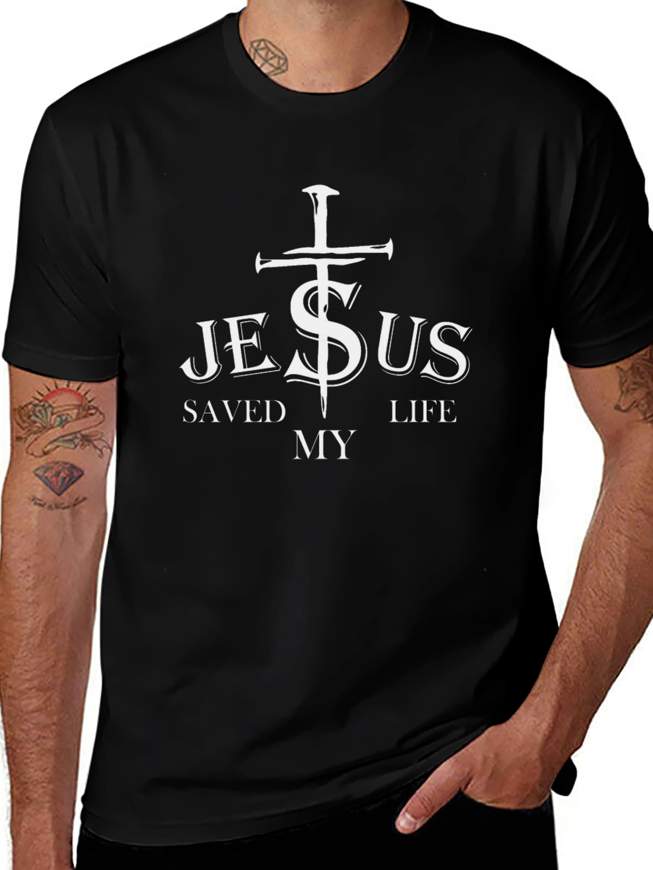 Jesus Saved My Life Christian T-Shirt