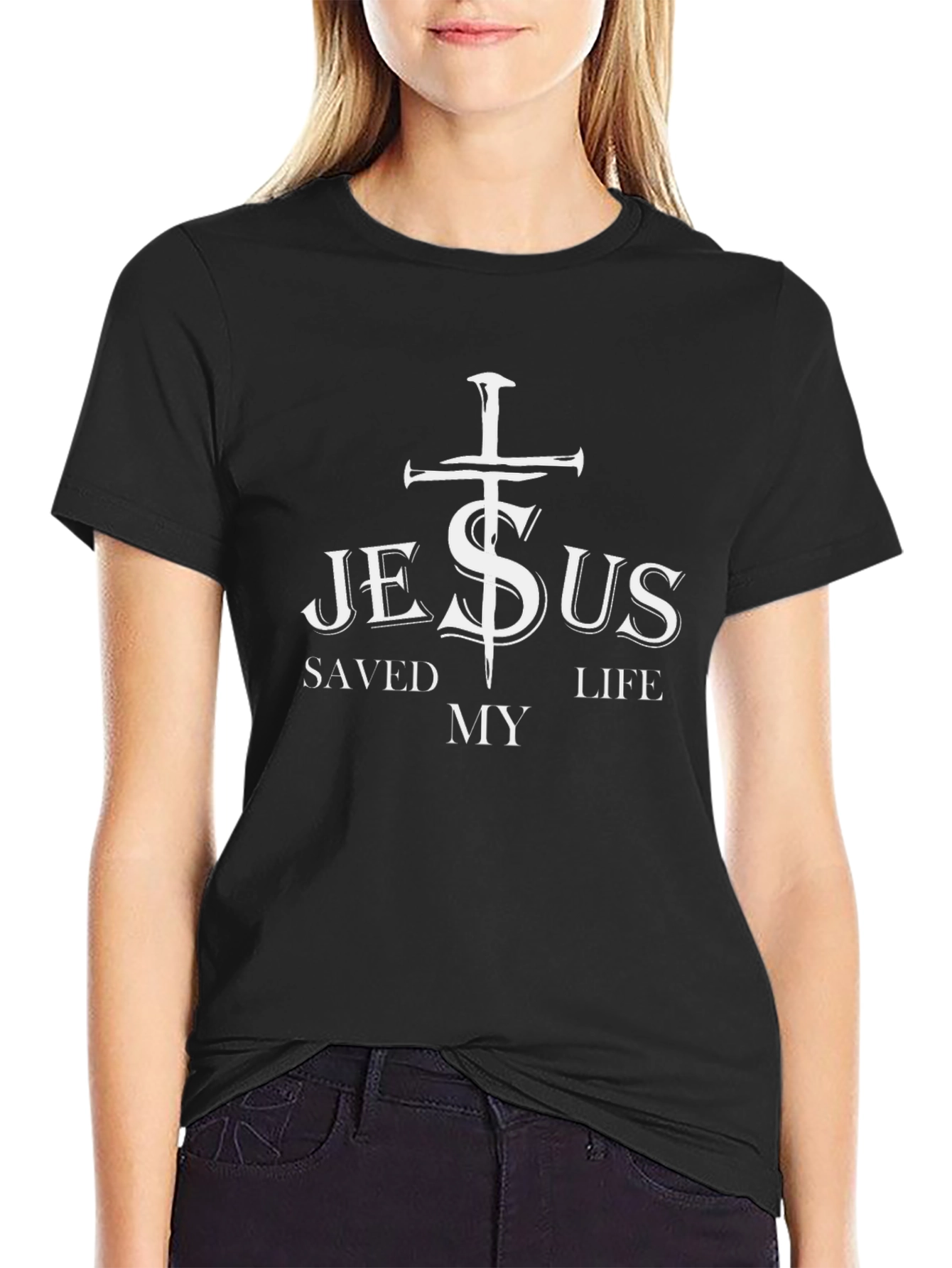 Jesus Saved My Life Christian T-Shirt