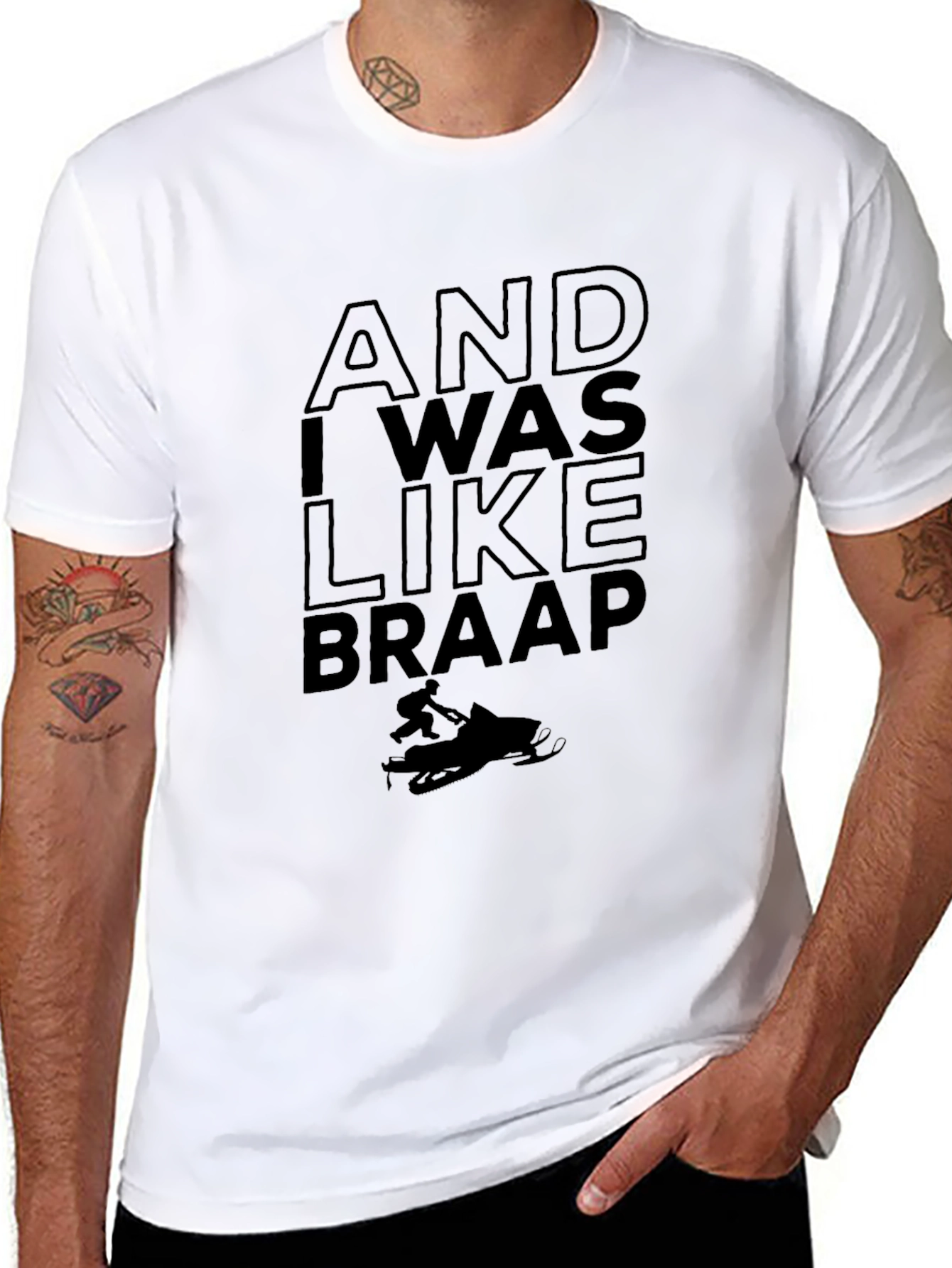 And I Was Like Braap T-Shirt