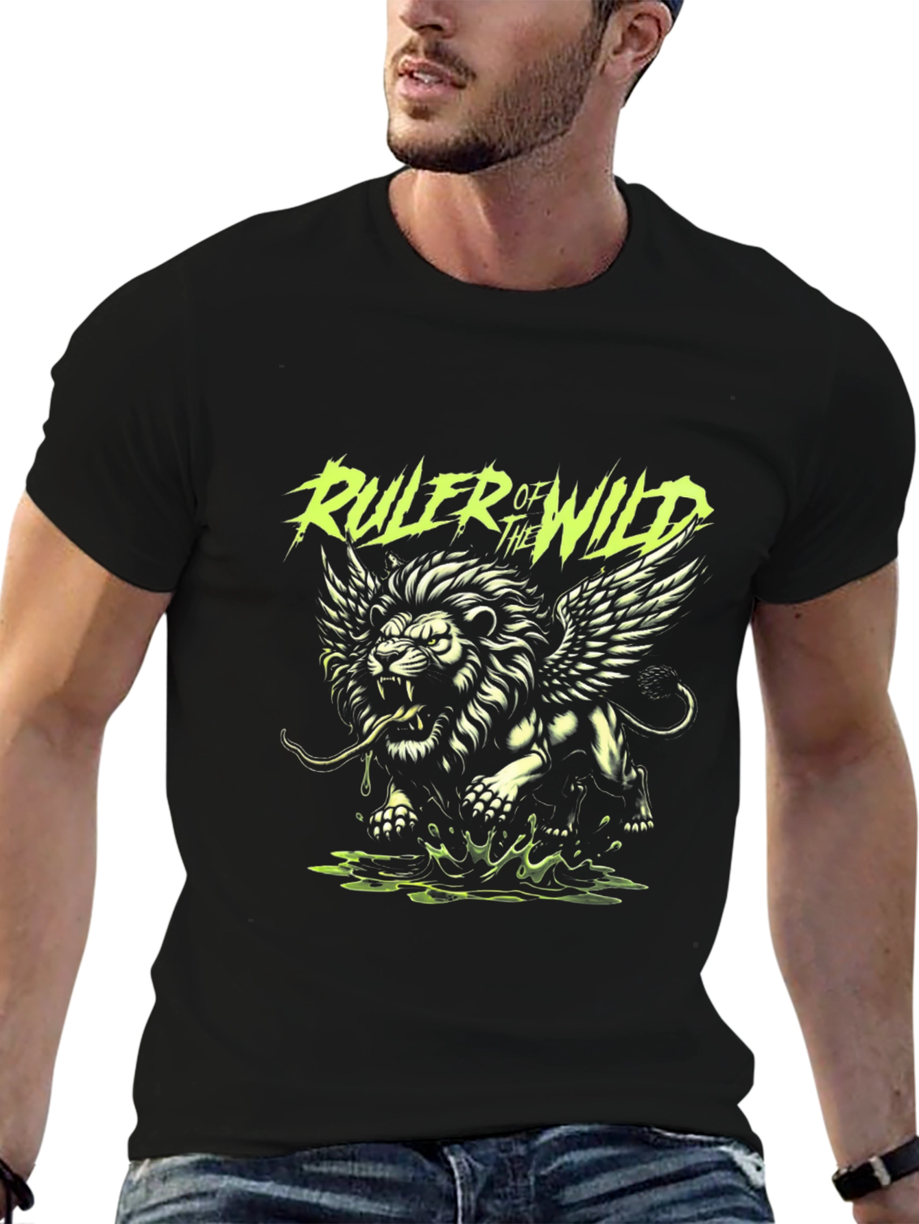 Ruler of the Wild Black Graphic Tee