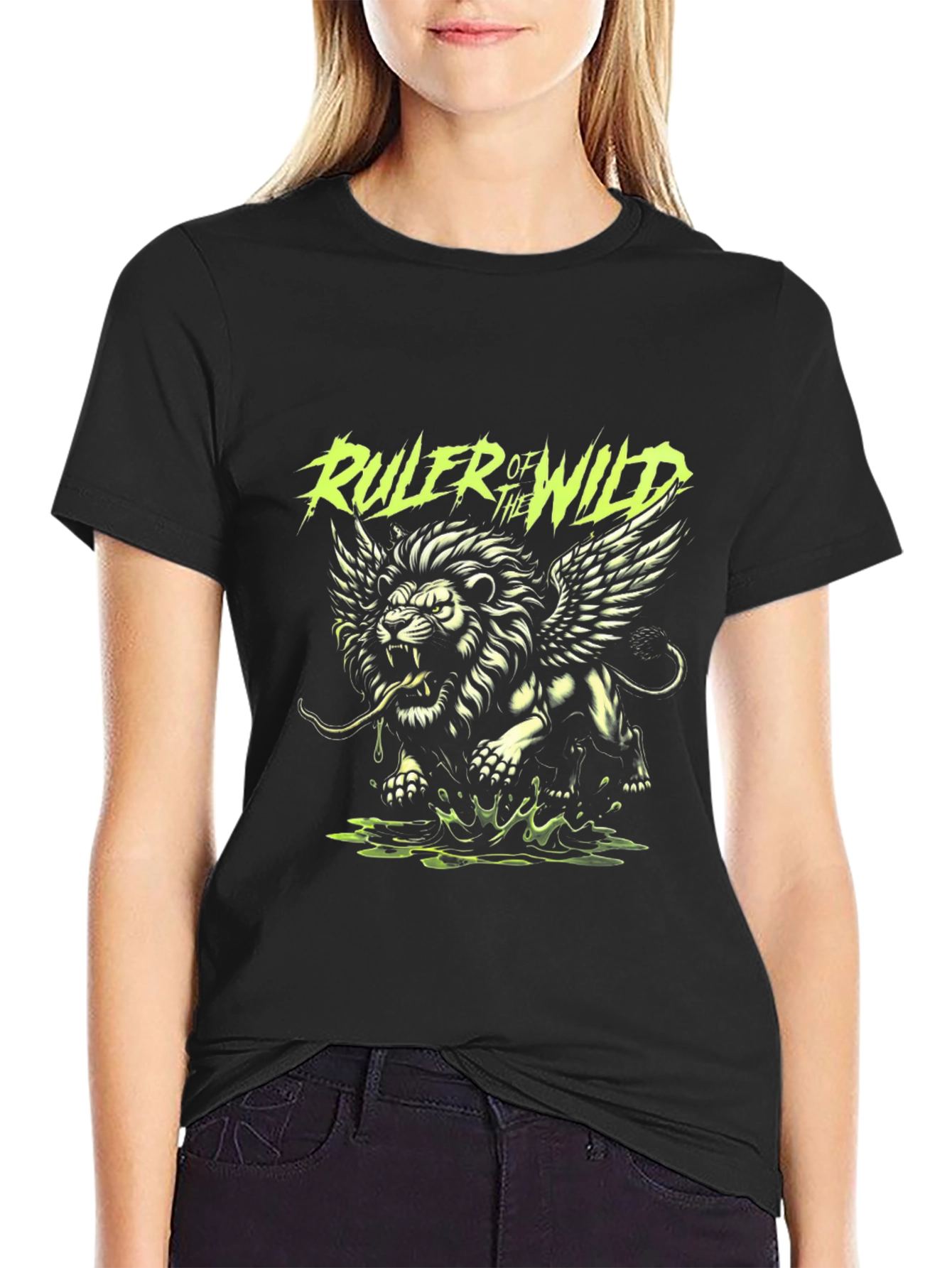 Ruler of the Wild Black Graphic Tee