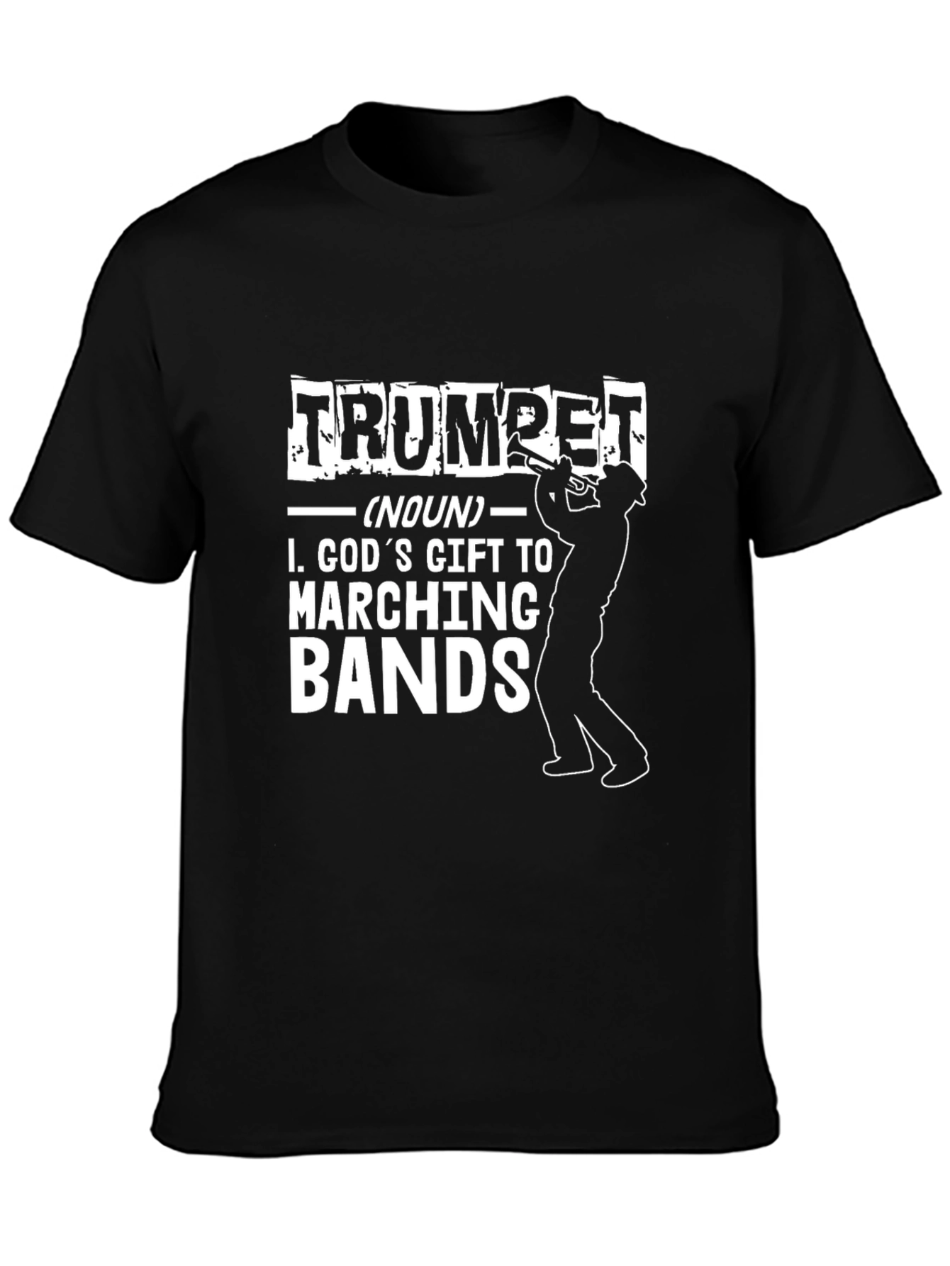 Trumpet Gods Gift to Marching Bands T-Shirt
