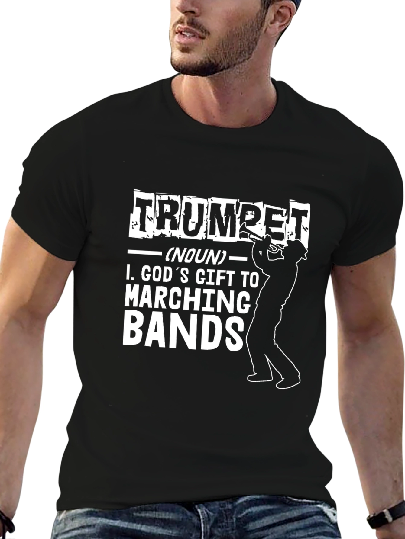 Trumpet Gods Gift to Marching Bands T-Shirt
