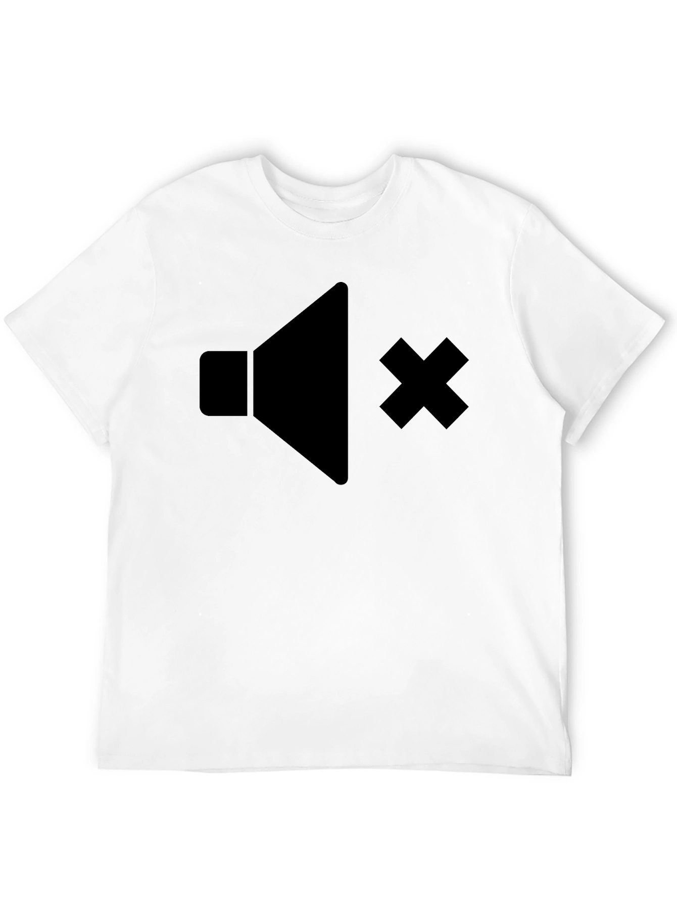 Mute Icon Graphic T-Shirt