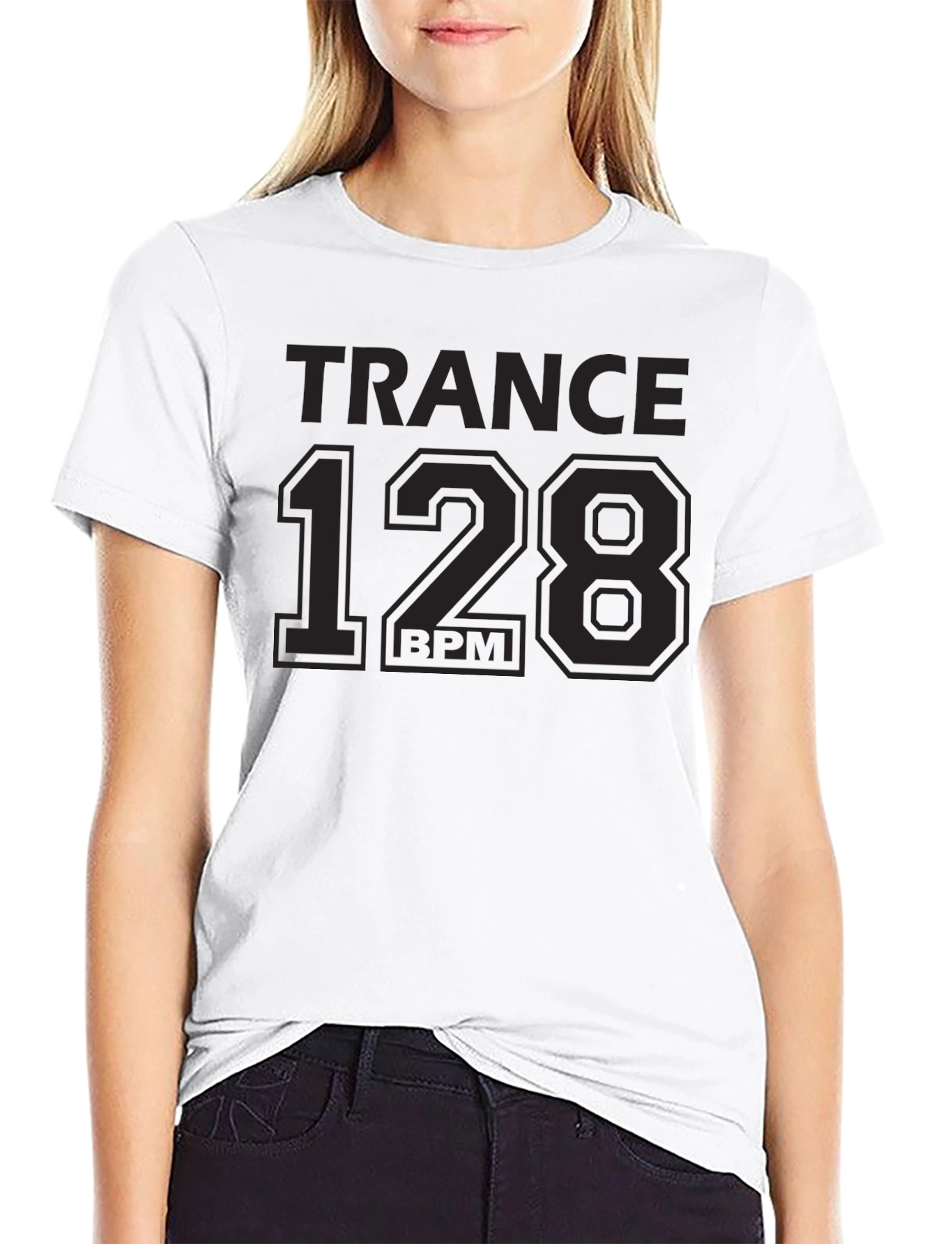 Trance 128 BPM Graphic T-Shirt - Music Lover Tee