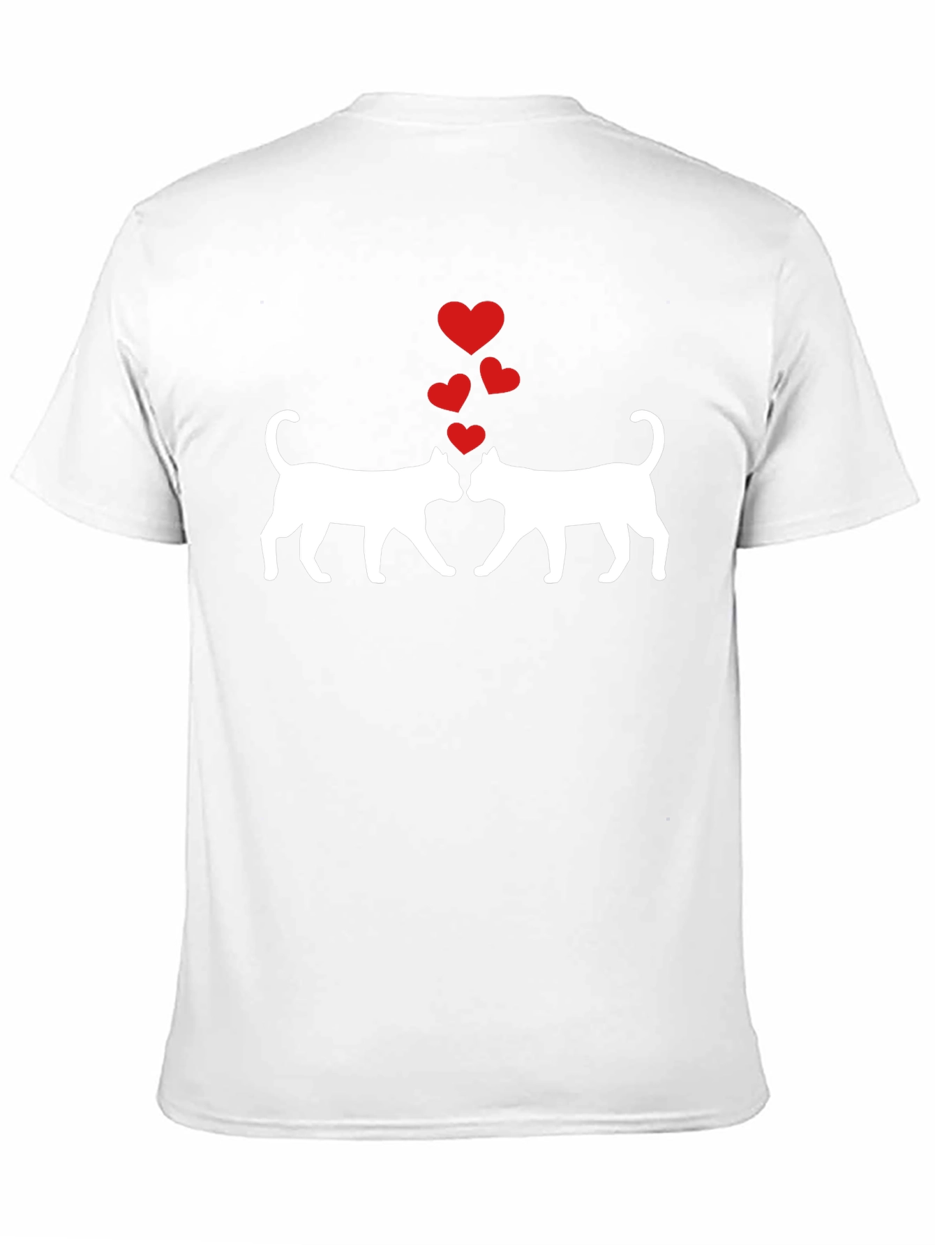 Love Cats Graphic T-Shirt - Black