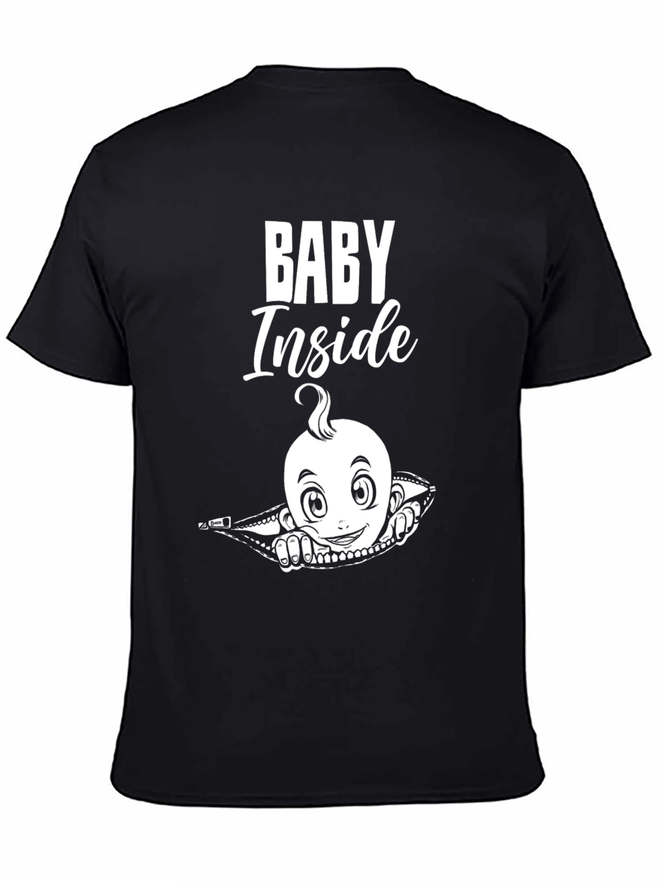 Baby Inside Graphic T-Shirt - Cute Pregnancy Tee