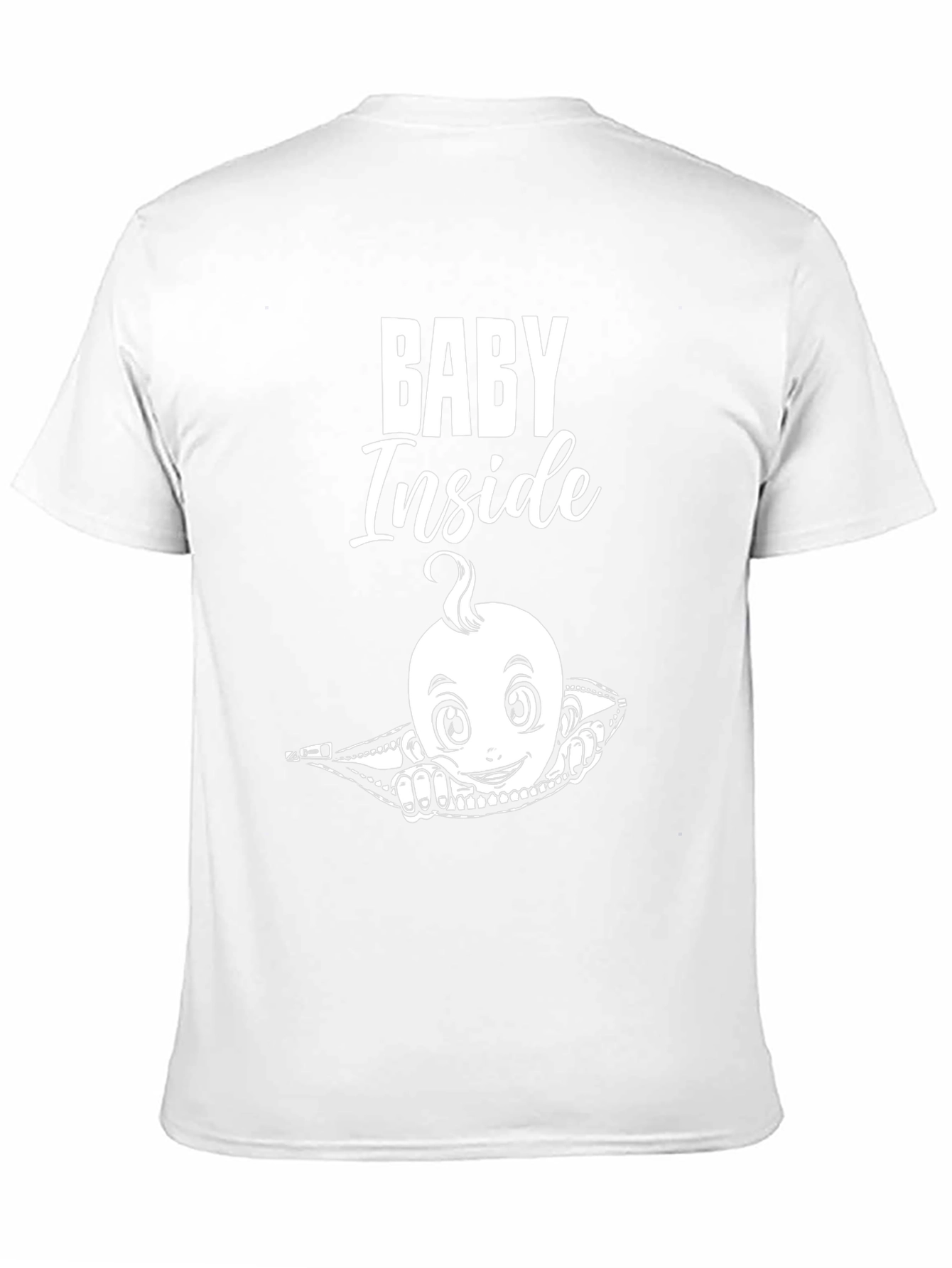 Baby Inside Graphic T-Shirt - Cute Pregnancy Tee
