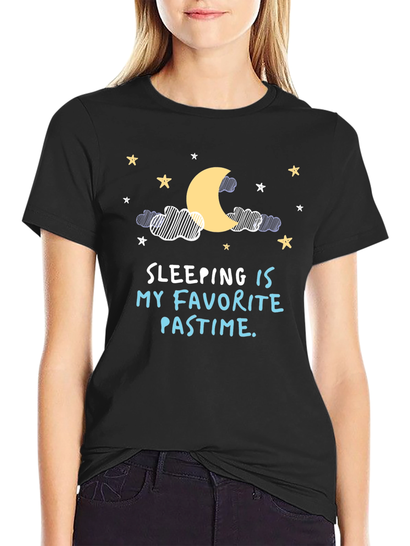 Sleeping Is My Favorite Pastime Graphic T-Shirt