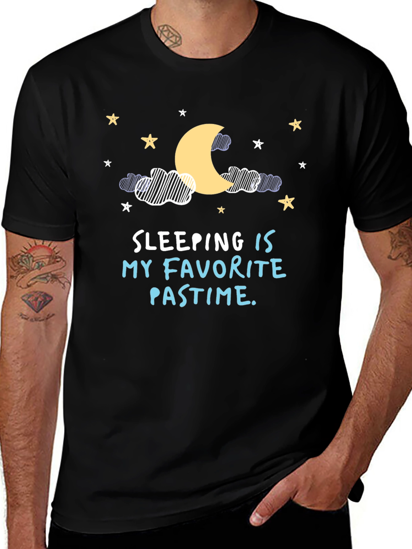 Sleeping Is My Favorite Pastime Graphic T-Shirt