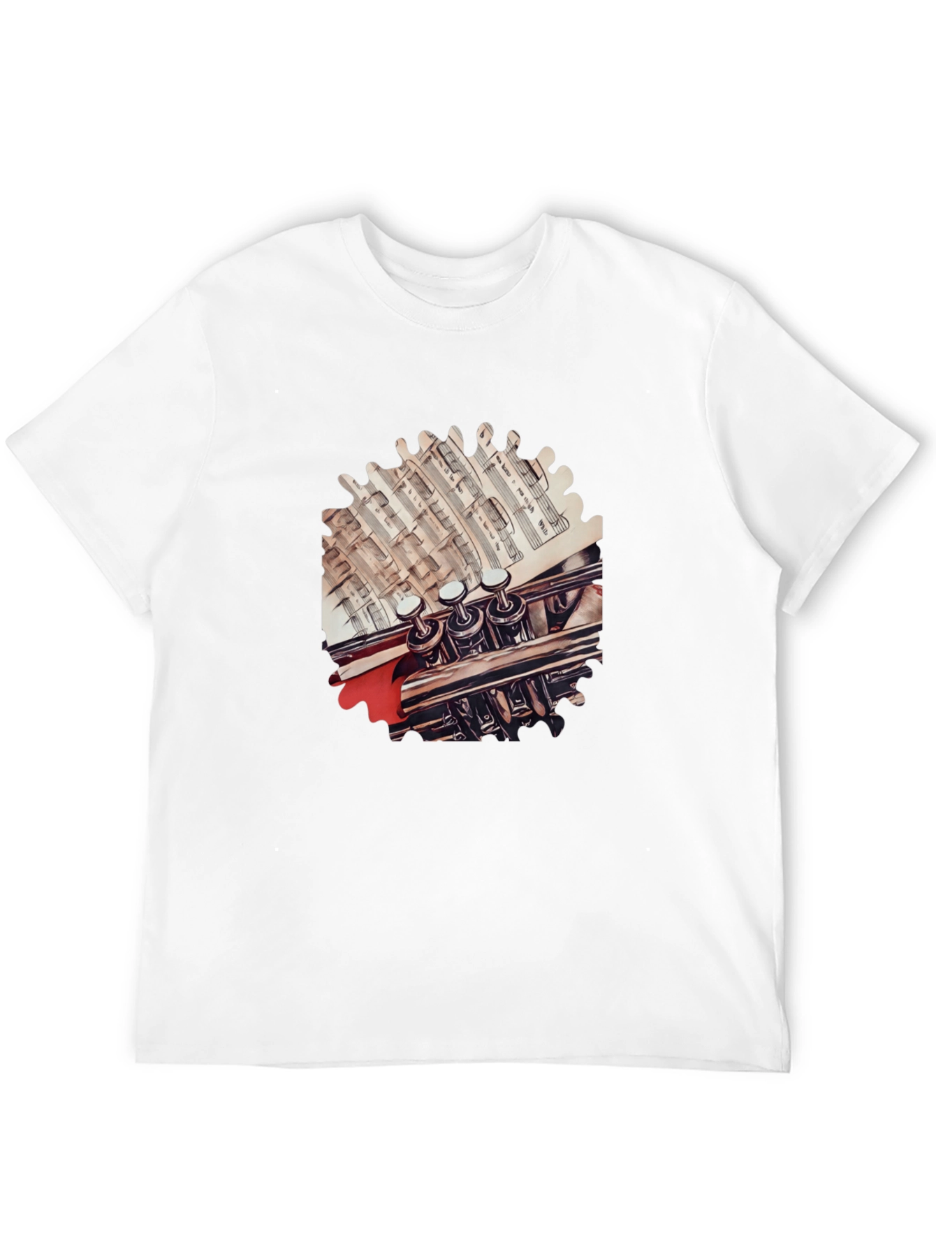 Trumpet Music T-Shirt - Unique Musician Tee