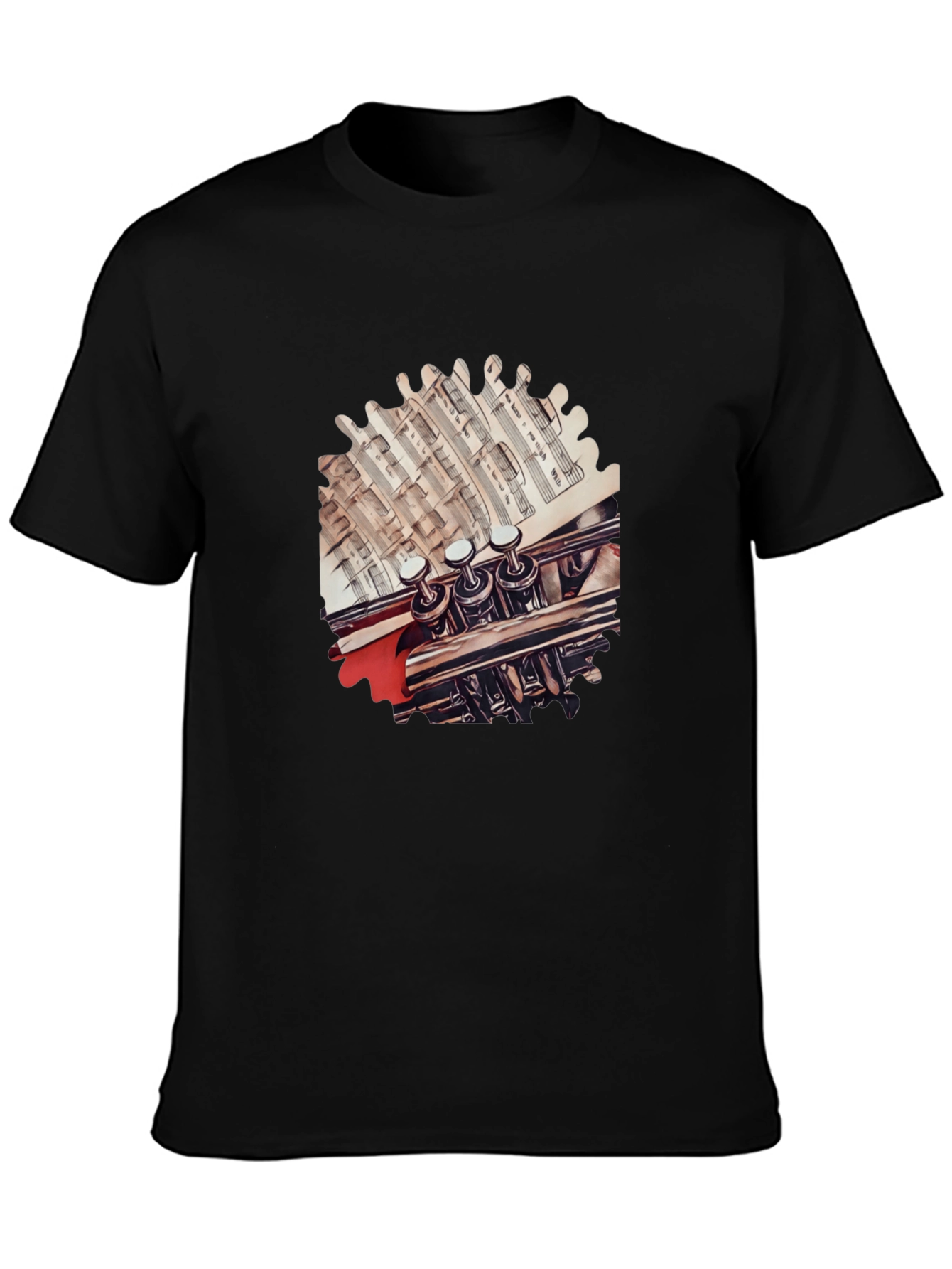 Trumpet Music T-Shirt - Unique Musician Tee