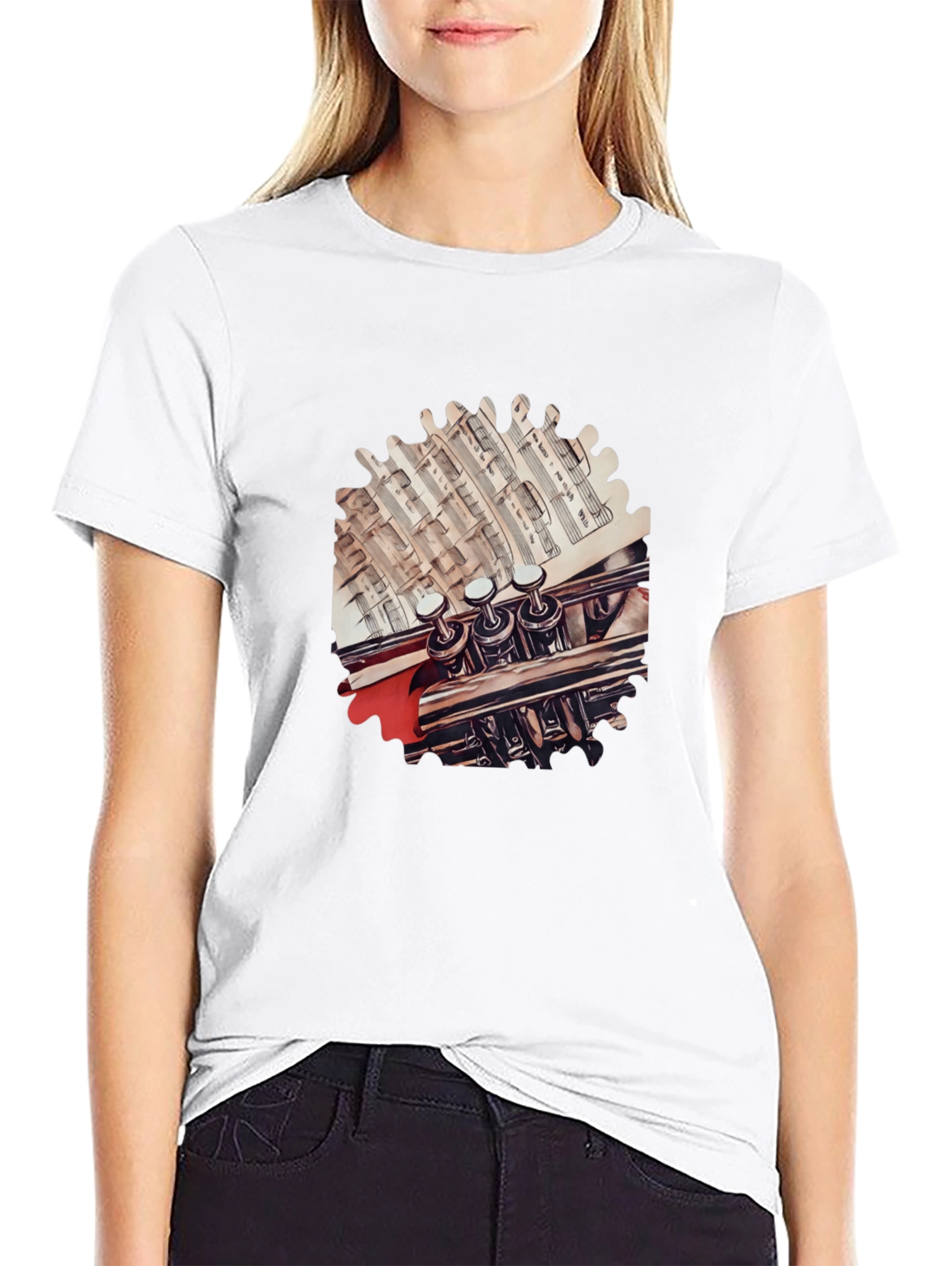 Trumpet Music T-Shirt - Unique Musician Tee