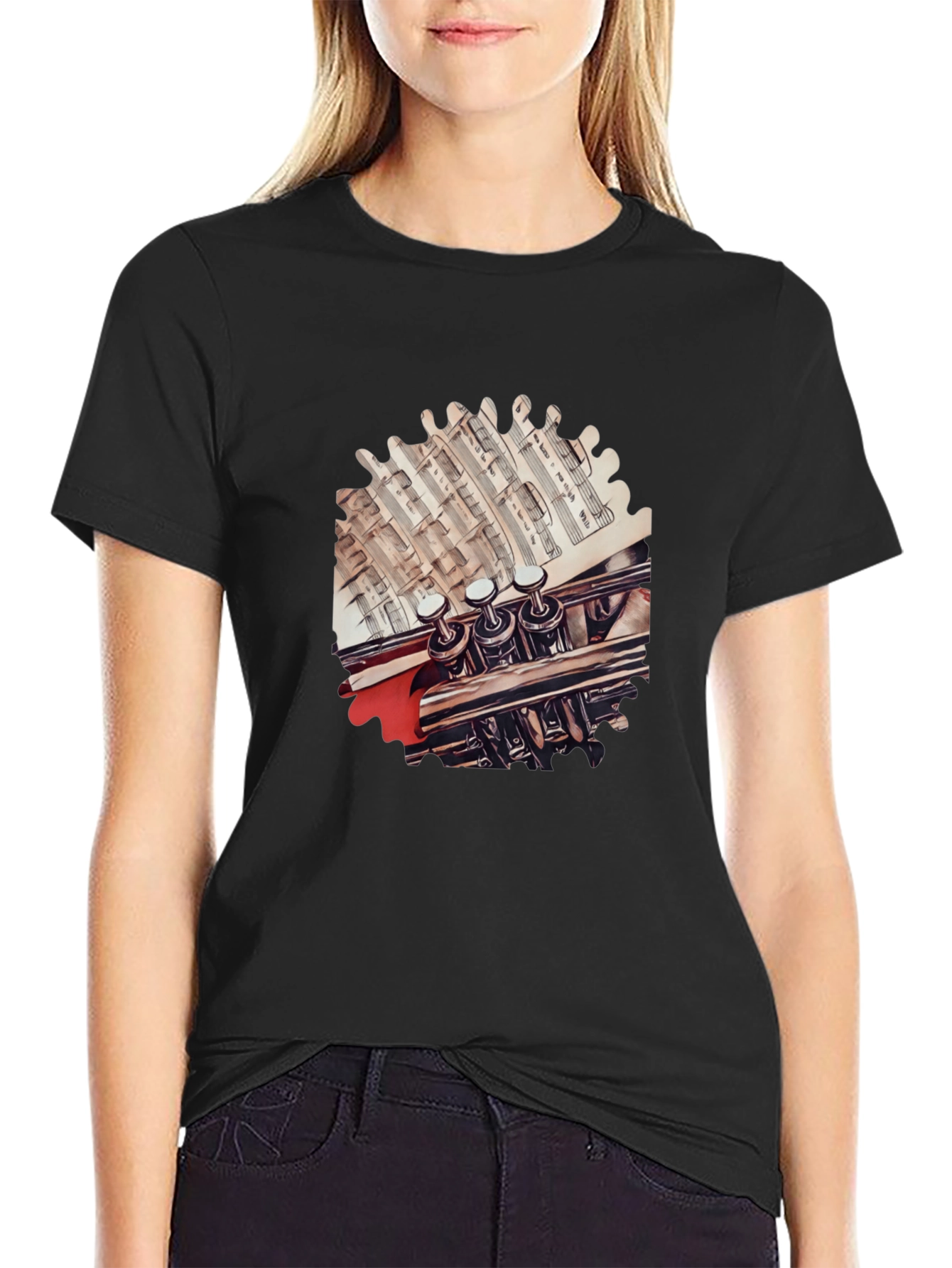 Trumpet Music T-Shirt - Unique Musician Tee