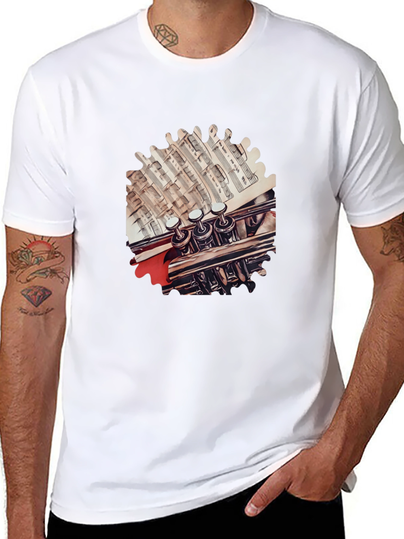 Trumpet Music T-Shirt - Unique Musician Tee