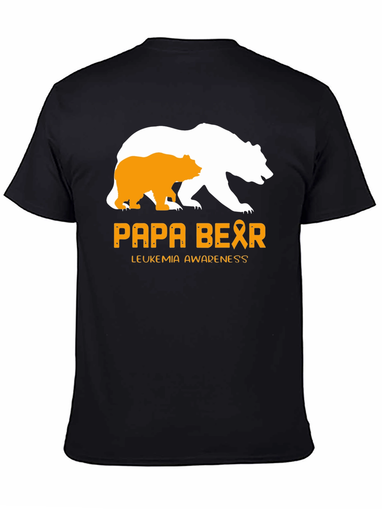 Papa Bear Leukemia Awareness T-Shirt