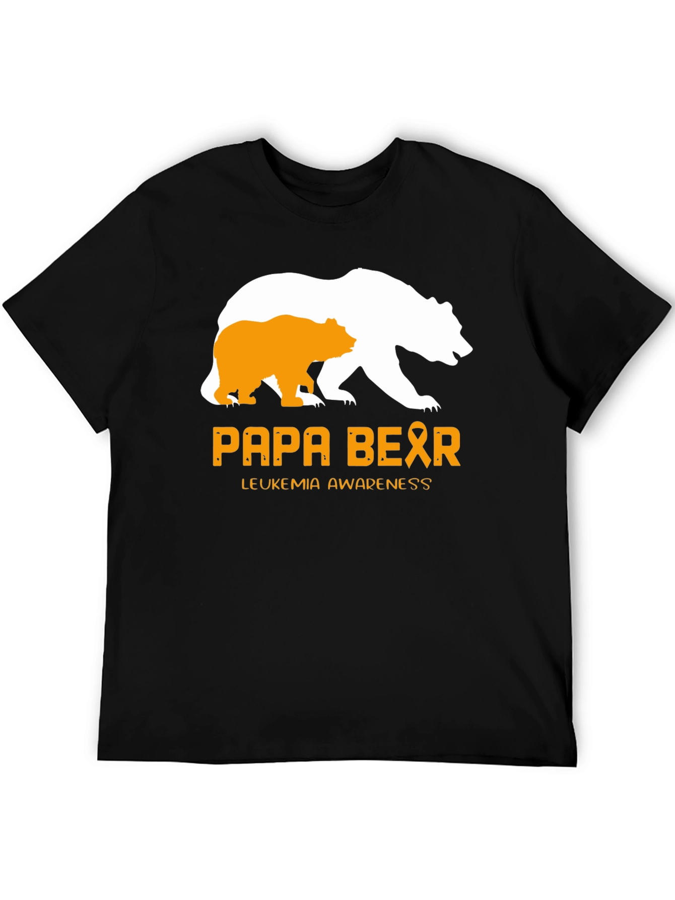 Papa Bear Leukemia Awareness T-Shirt