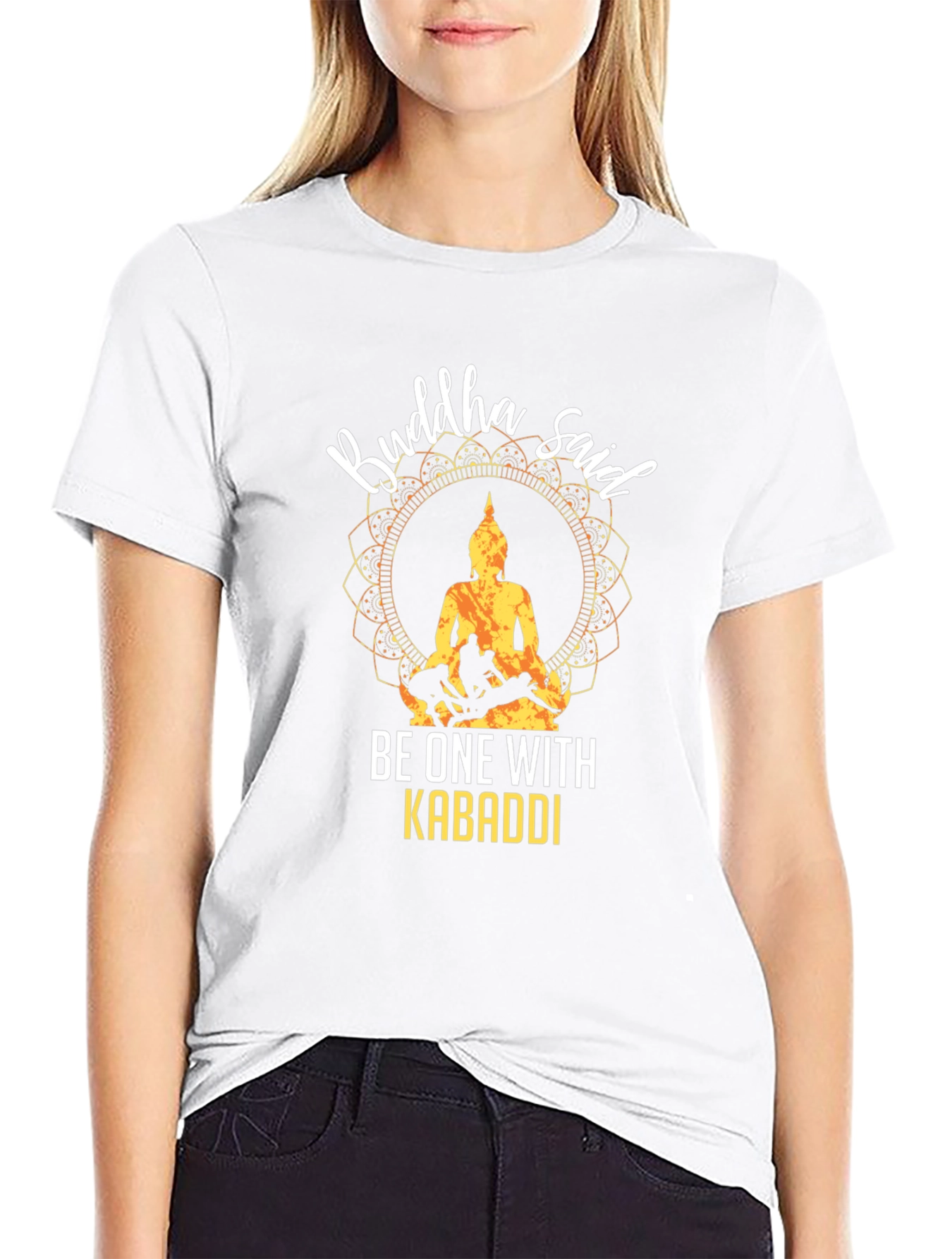 Buddha Said Kabaddi Black T-Shirt