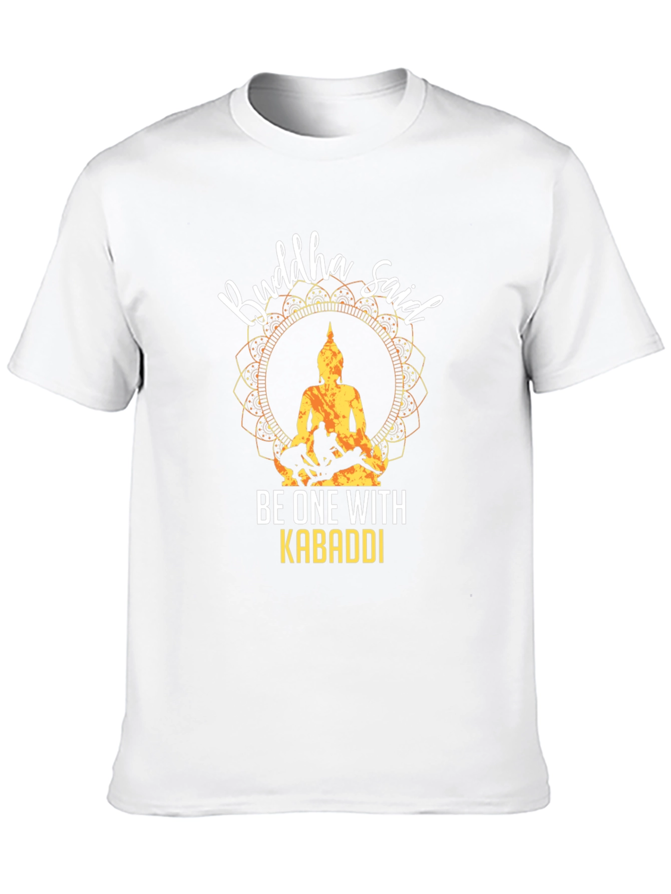 Buddha Said Kabaddi Black T-Shirt