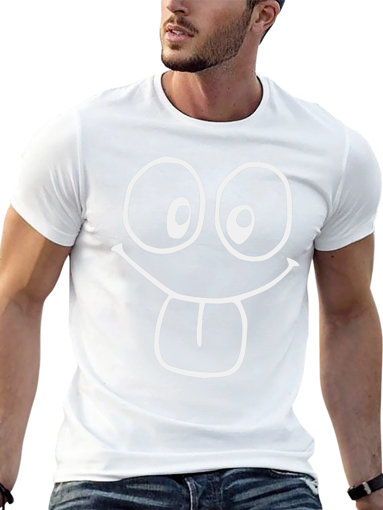 Funny Face T-Shirt - Goofy Expression Tee