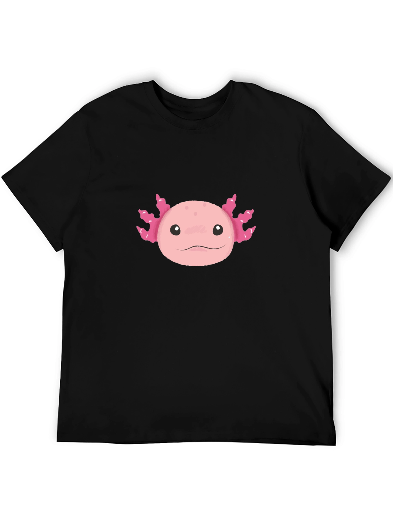 Axolotl Graphic Tee - Black Unisex T-Shirt