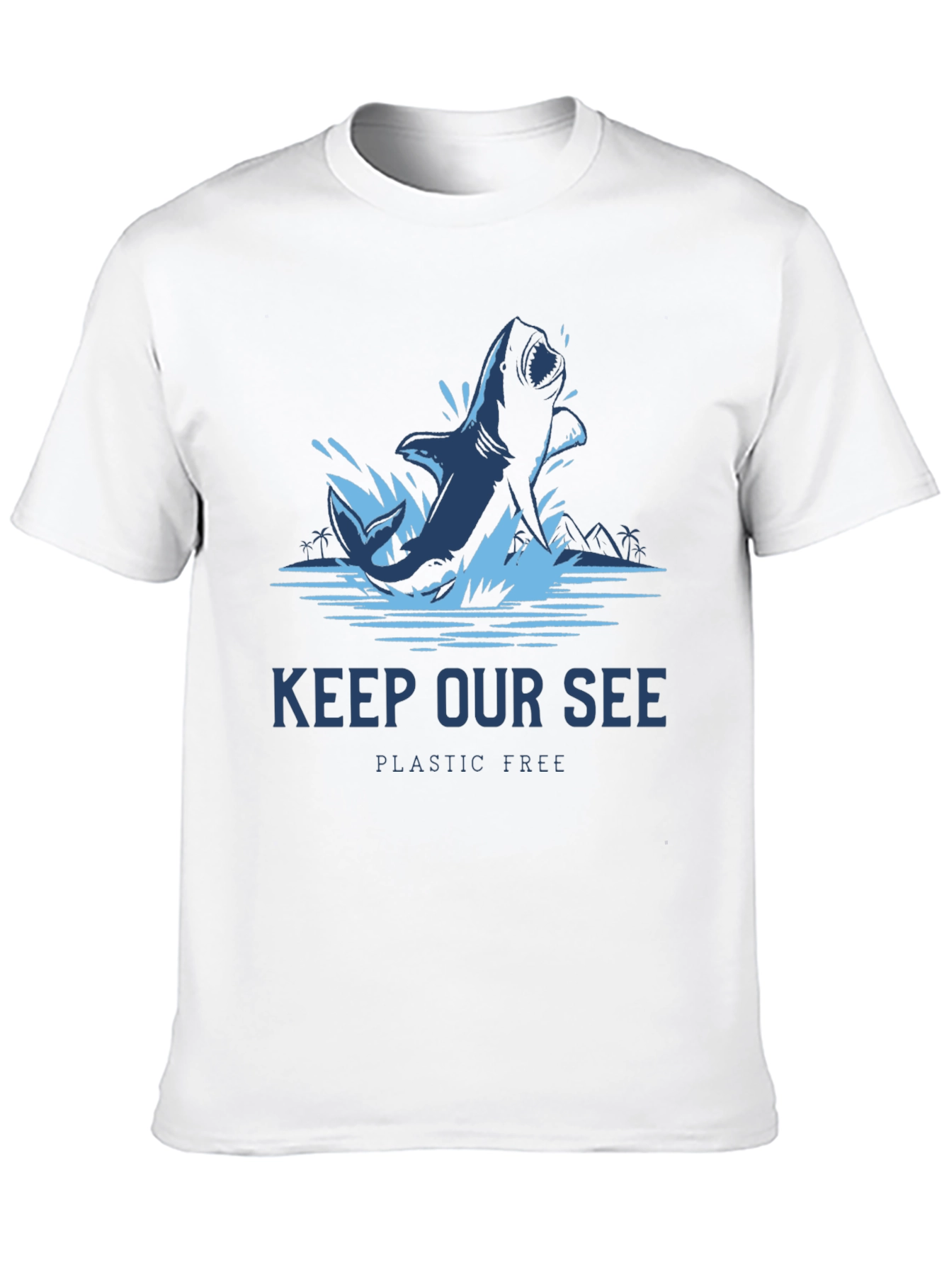 Keep Our Sea Plastic Free Graphic Tee