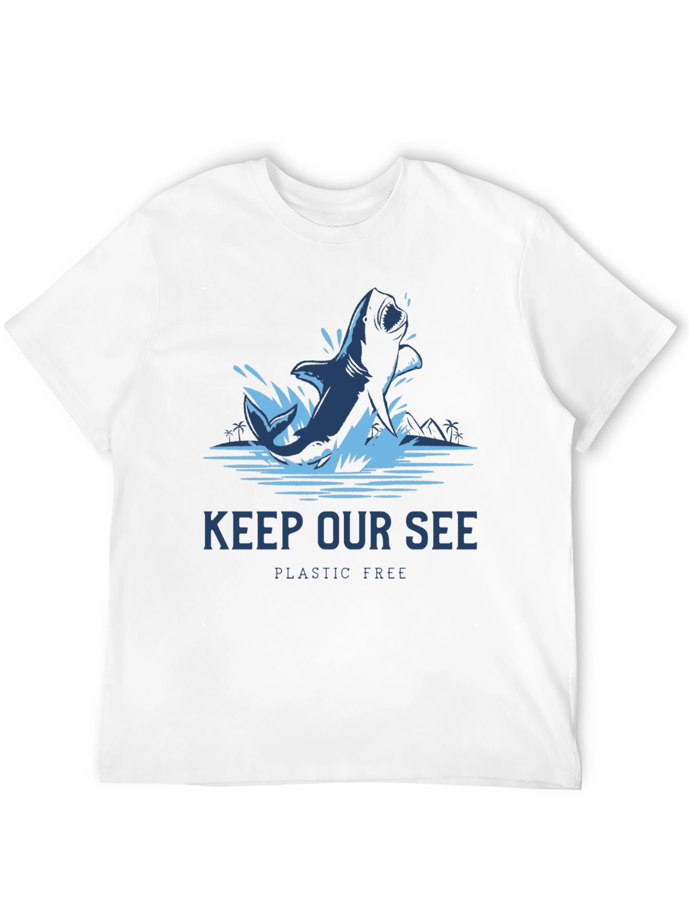 Keep Our Sea Plastic Free Graphic Tee