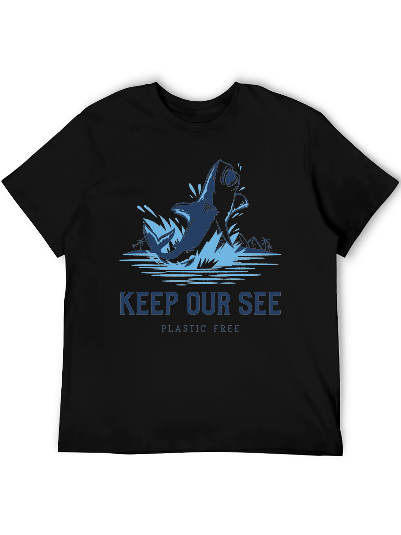 Keep Our Sea Plastic Free Graphic Tee