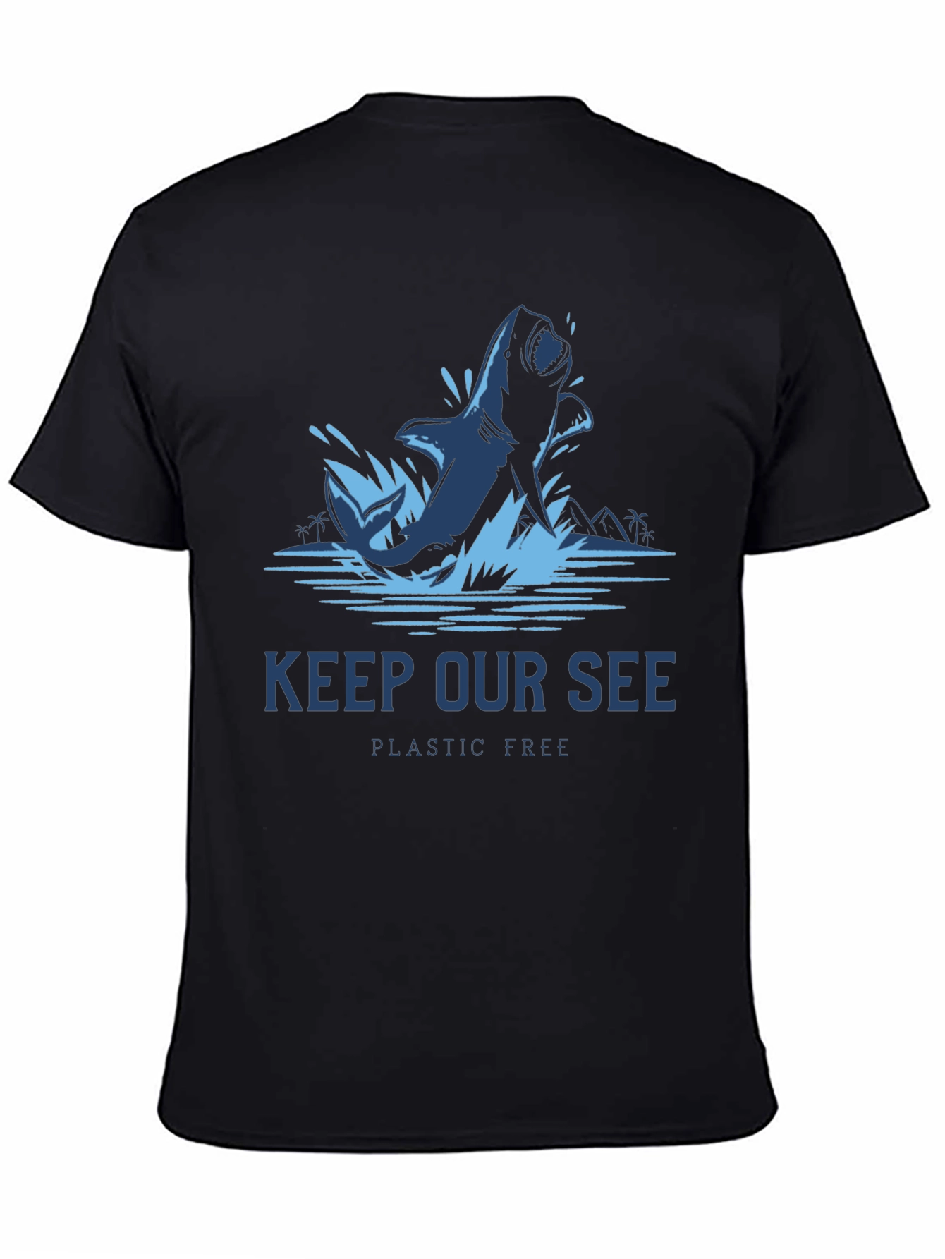 Keep Our Sea Plastic Free Graphic Tee