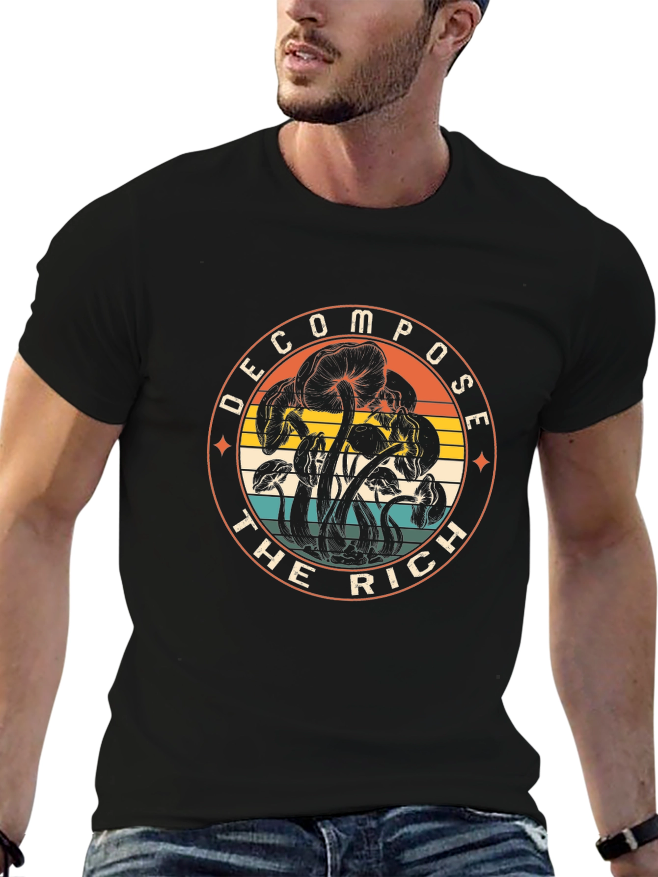 Decompose The Rich Mushroom T-Shirt