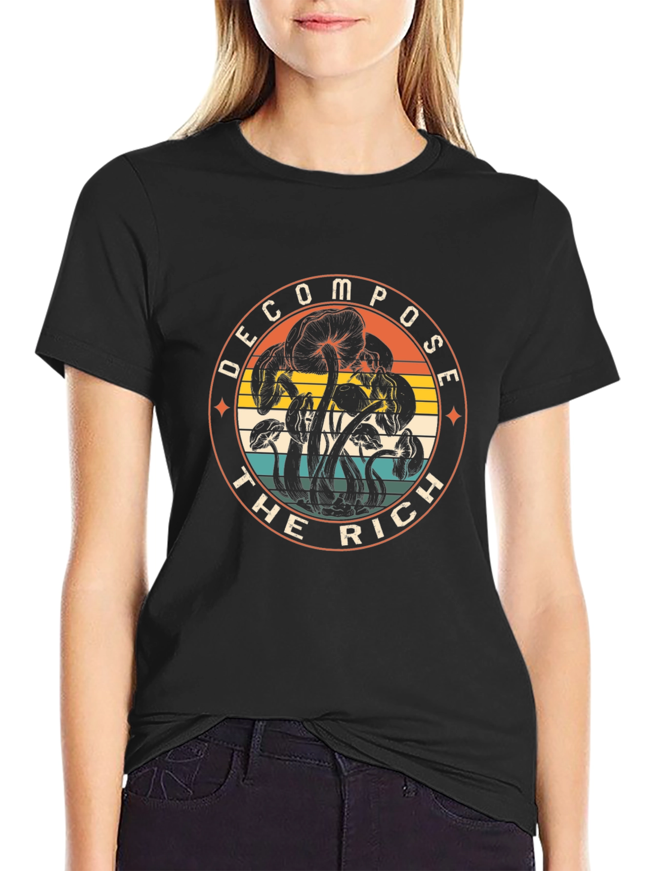 Decompose The Rich Mushroom T-Shirt