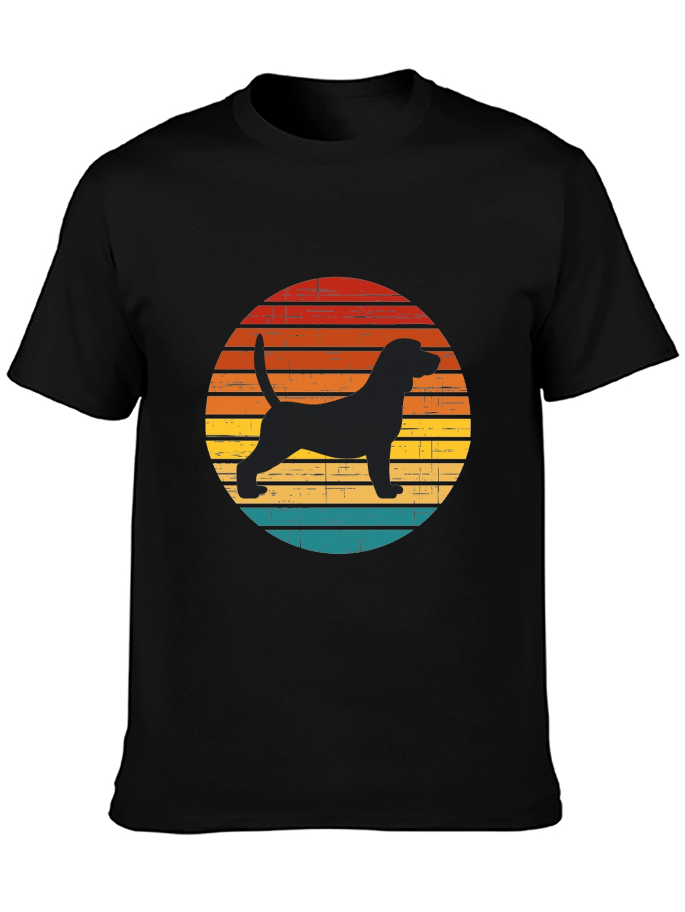 Retro Dog Silhouette T-Shirt